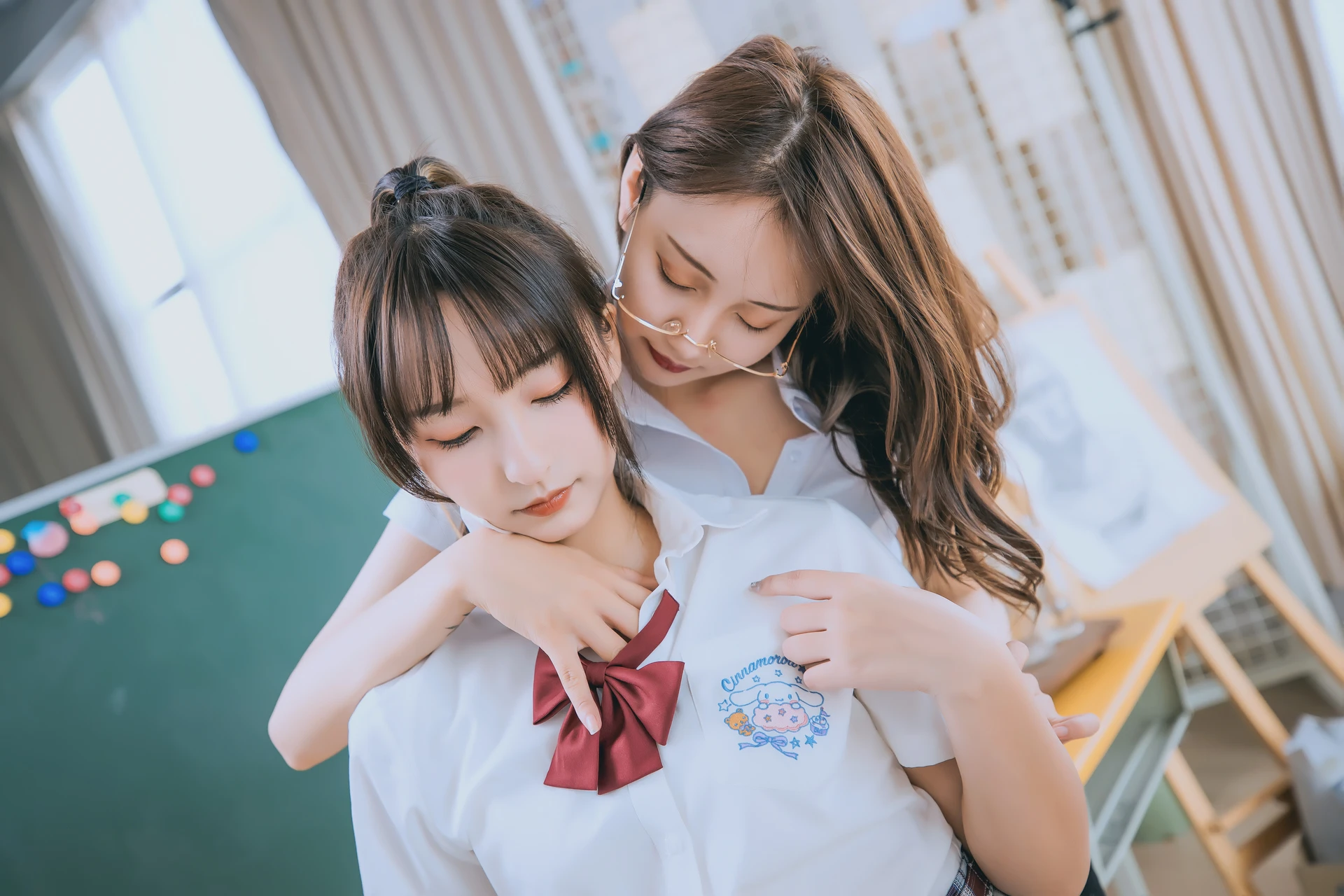 神楽坂真冬 第三季 序号3：《数之歌》百合教室 [150P3V-617MB]JK制服, OL制服, 内衣, 神楽坂真冬, 美腿, 美足, 黑丝