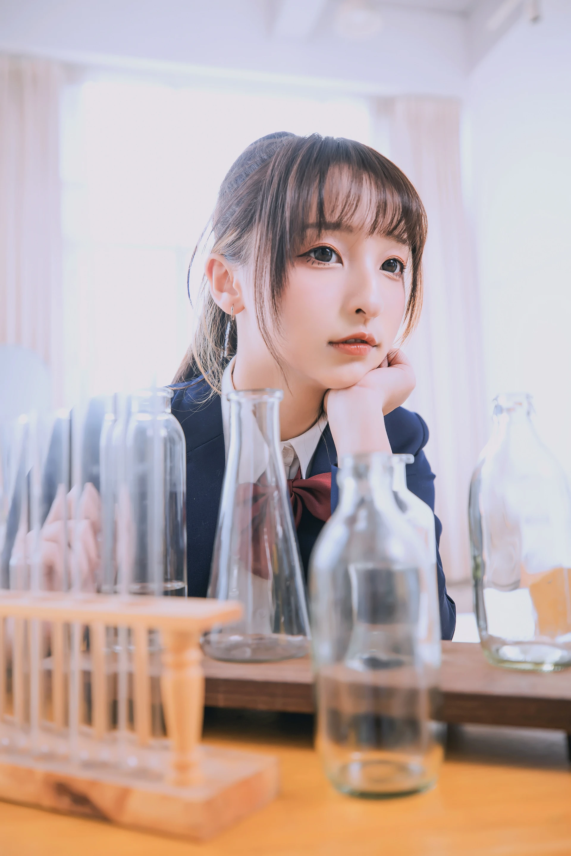 神楽坂真冬 第三季 序号3：《数之歌》百合教室 [150P3V-617MB]JK制服, OL制服, 内衣, 神楽坂真冬, 美腿, 美足, 黑丝