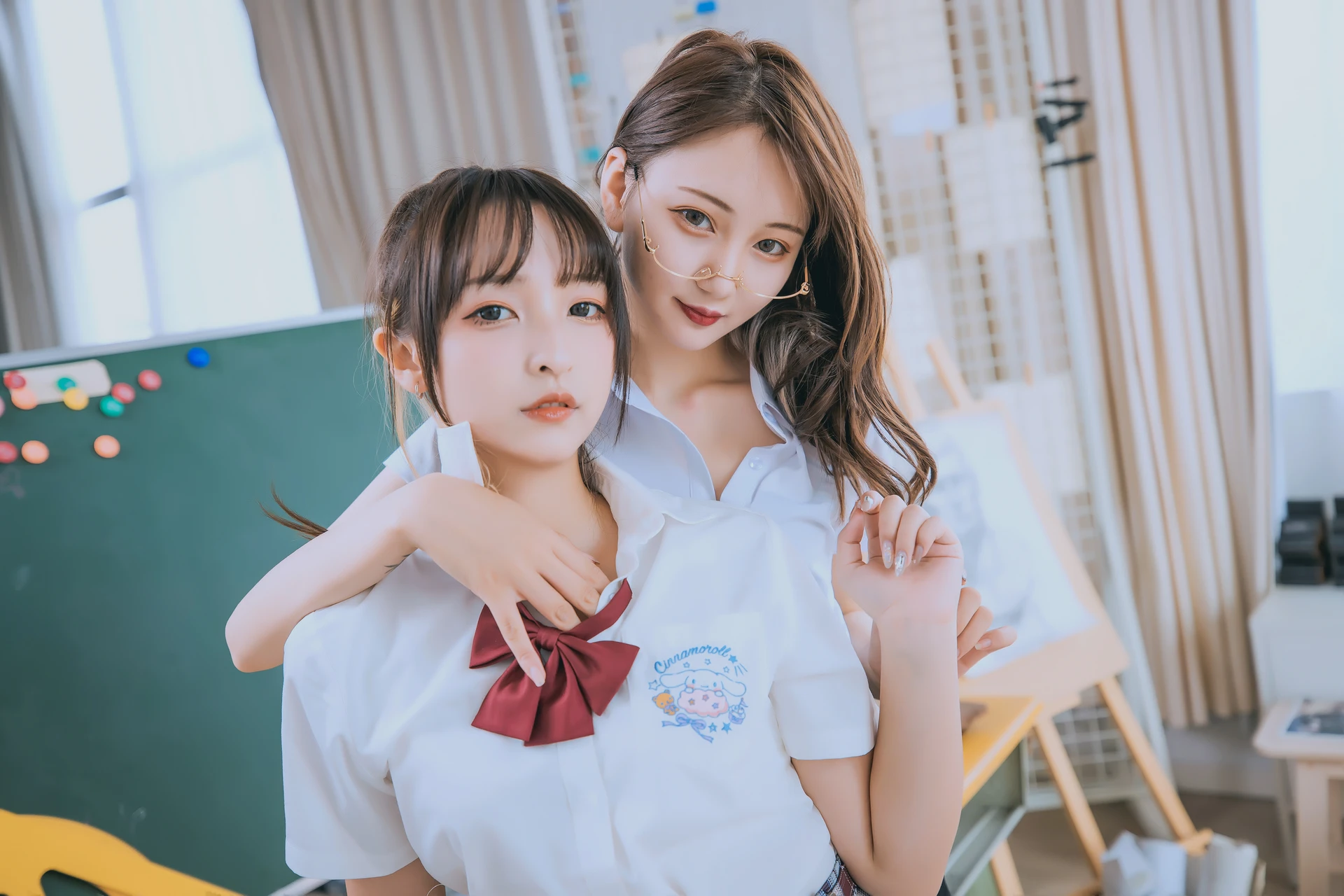 神楽坂真冬 第三季 序号3：《数之歌》百合教室 [150P3V-617MB]JK制服, OL制服, 内衣, 神楽坂真冬, 美腿, 美足, 黑丝