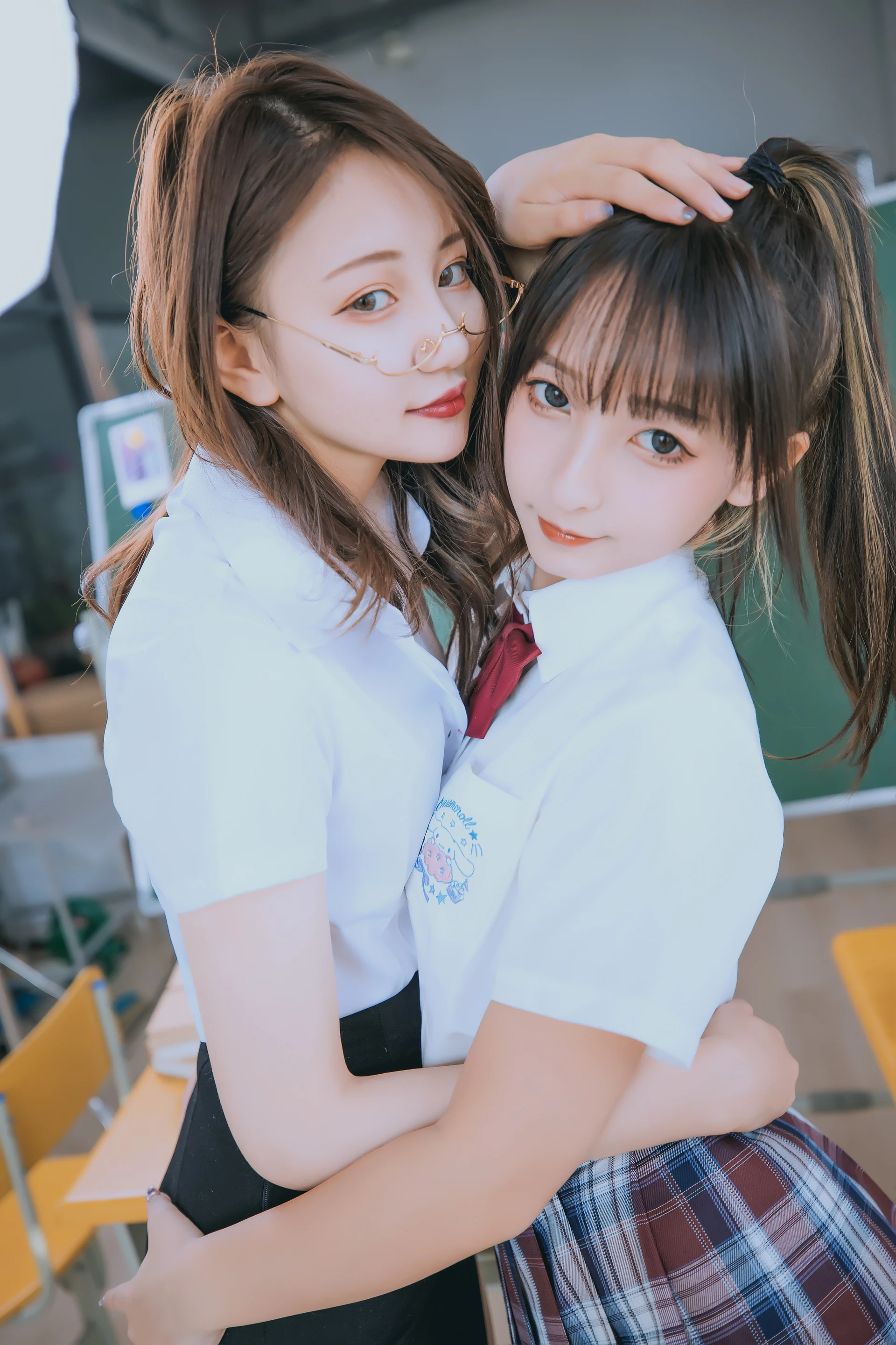 神楽坂真冬 第三季 序号3：《数之歌》百合教室 [150P3V-617MB]JK制服, OL制服, 内衣, 神楽坂真冬, 美腿, 美足, 黑丝