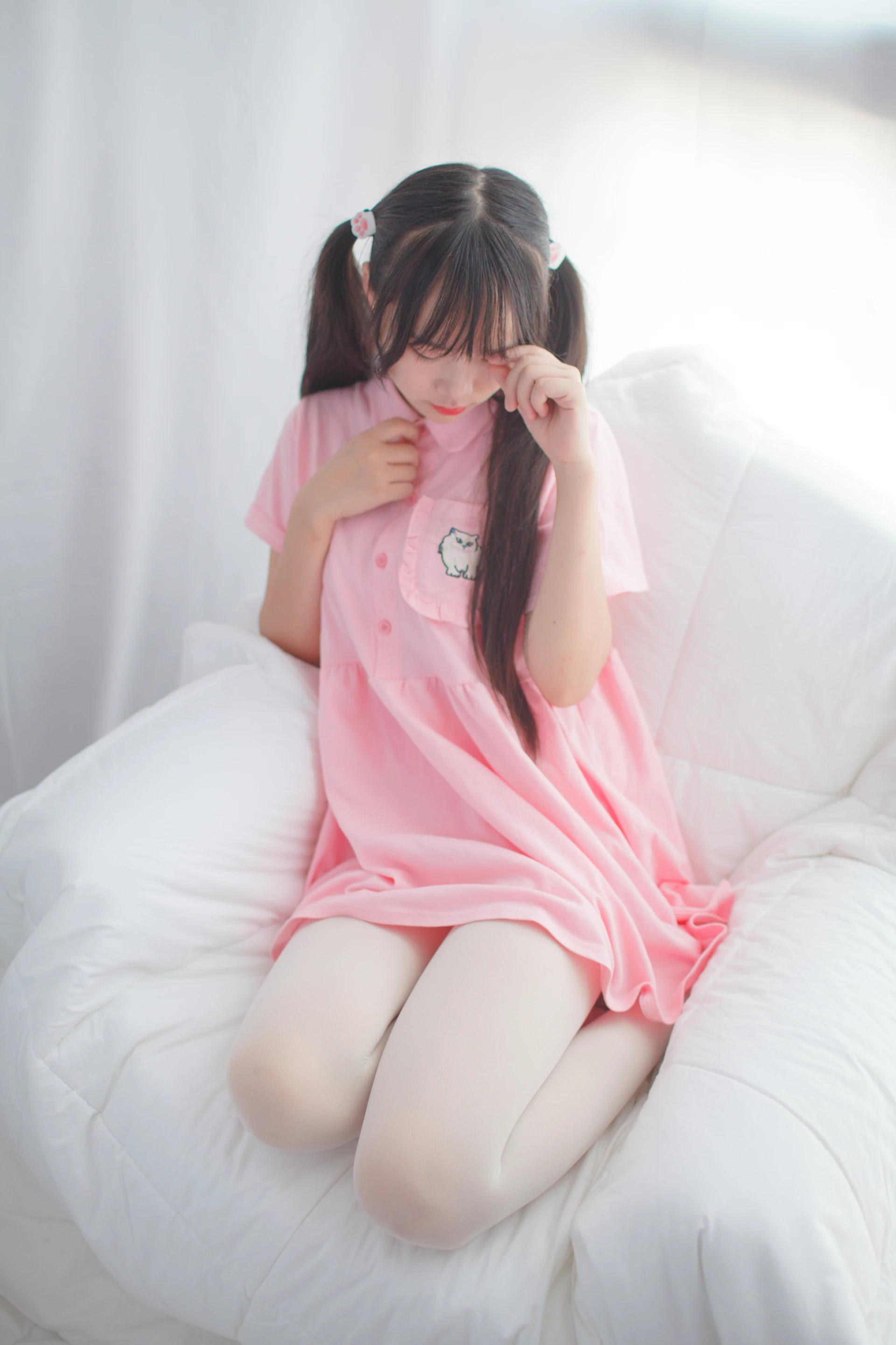 少女秩序 EX.01 双马尾白丝少女[56P-377.4M]双马尾, 少女秩序, 白丝, 美腿, 美足