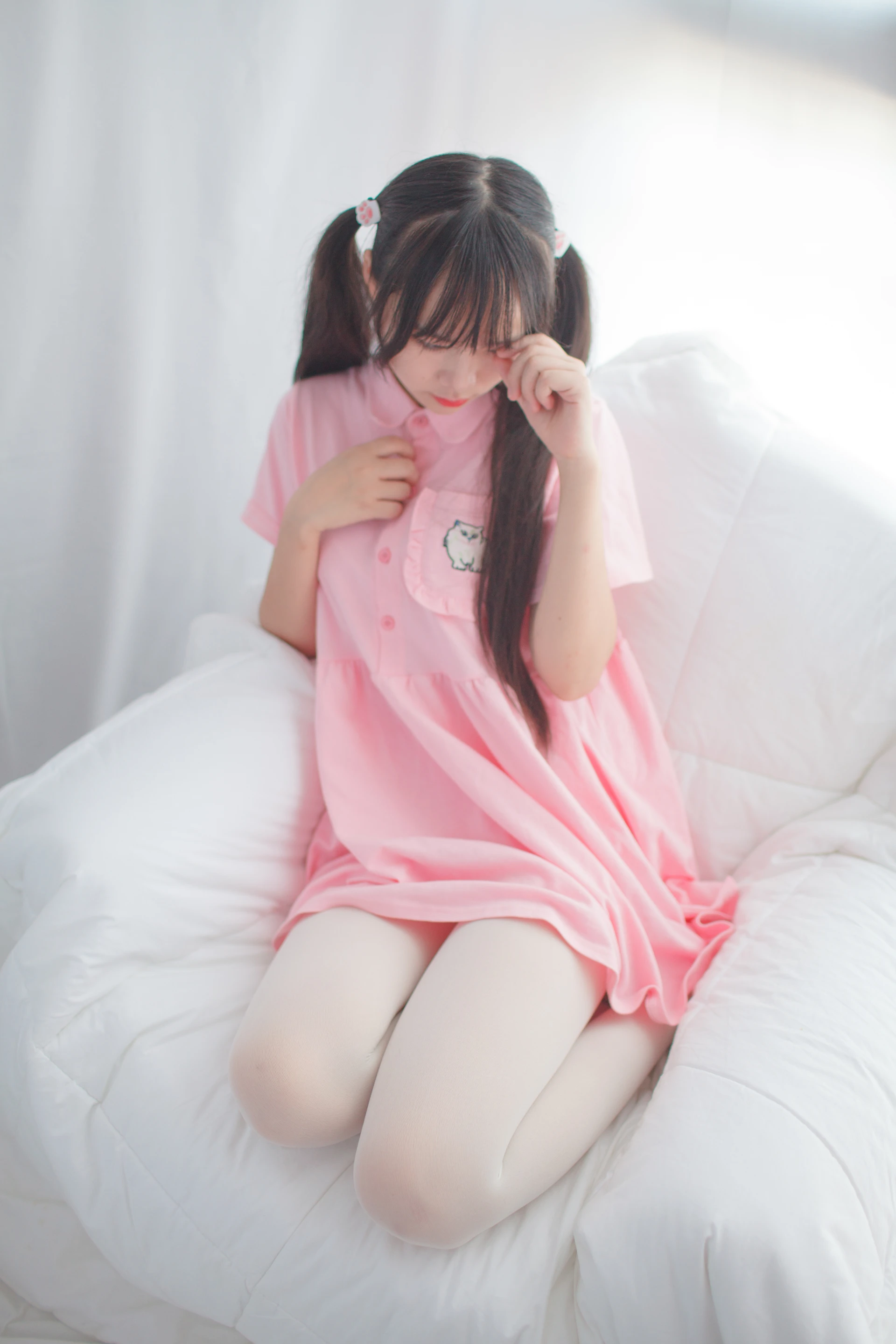 少女秩序 EX.01 双马尾白丝少女[56P-377.4M]双马尾, 少女秩序, 白丝, 美腿, 美足
