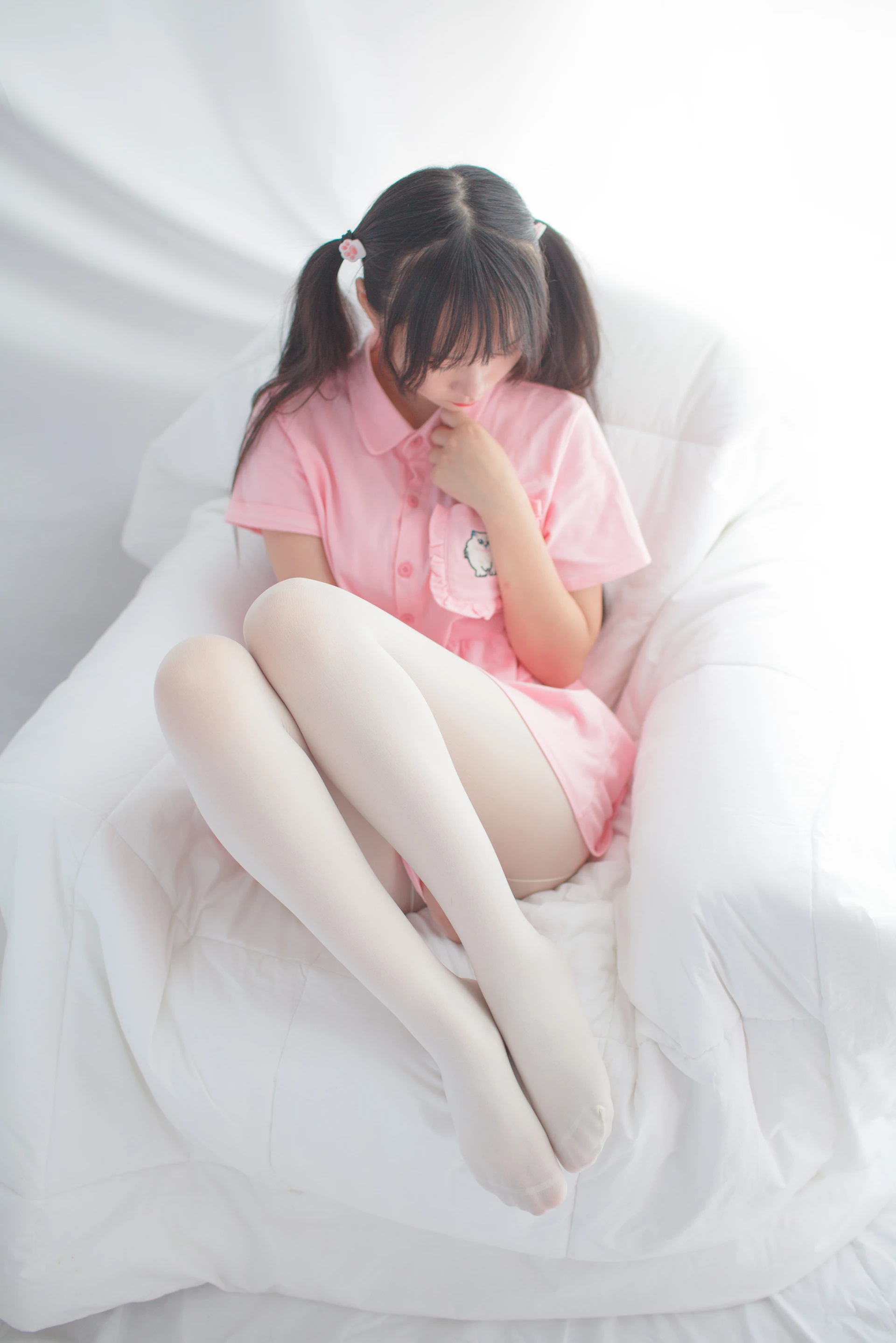 少女秩序 EX.01 双马尾白丝少女[56P-377.4M]双马尾, 少女秩序, 白丝, 美腿, 美足