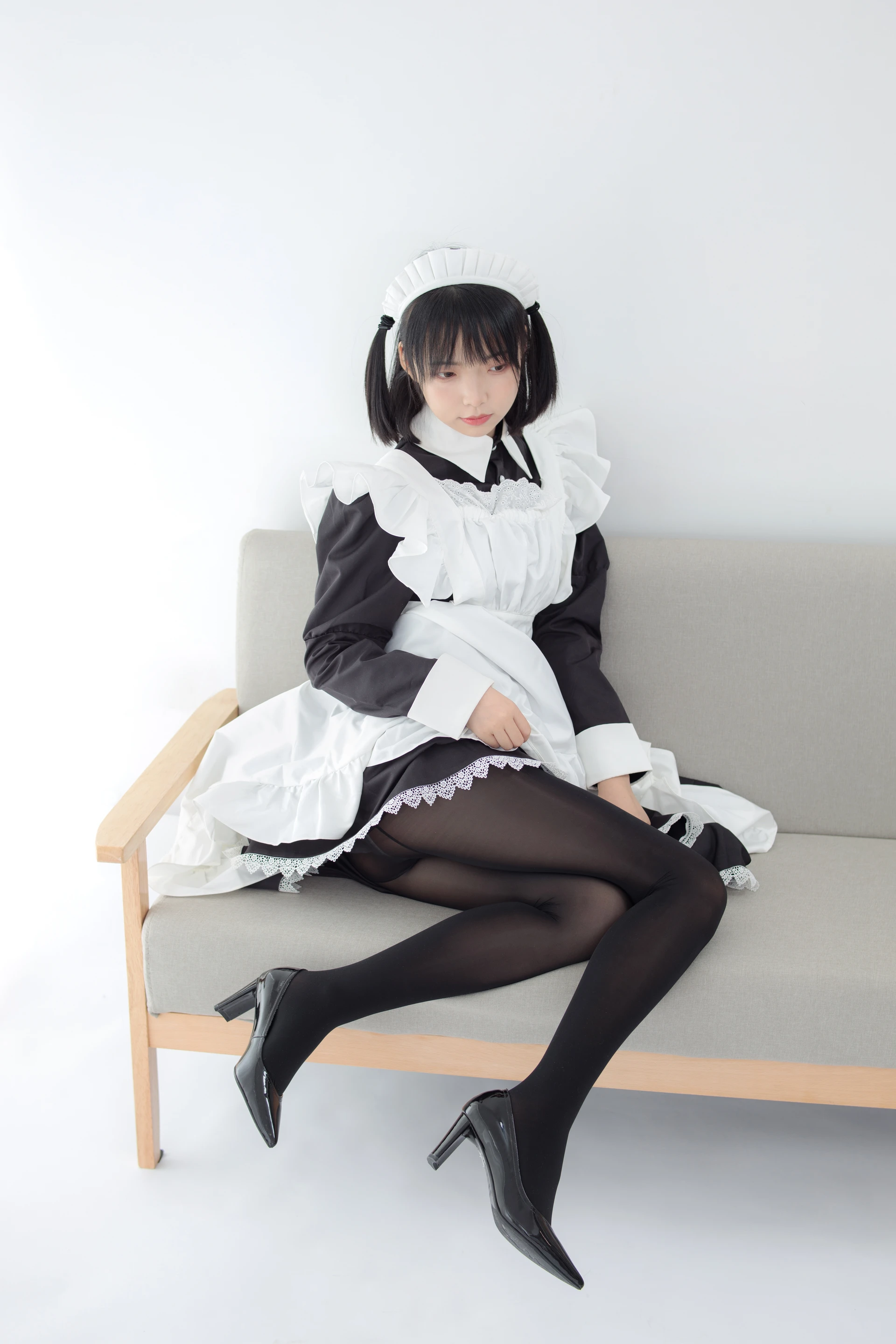 JKFUN-029 [67P1V-3.27G]JKFUN, 女仆装, 森萝财团, 美腿, 黑丝