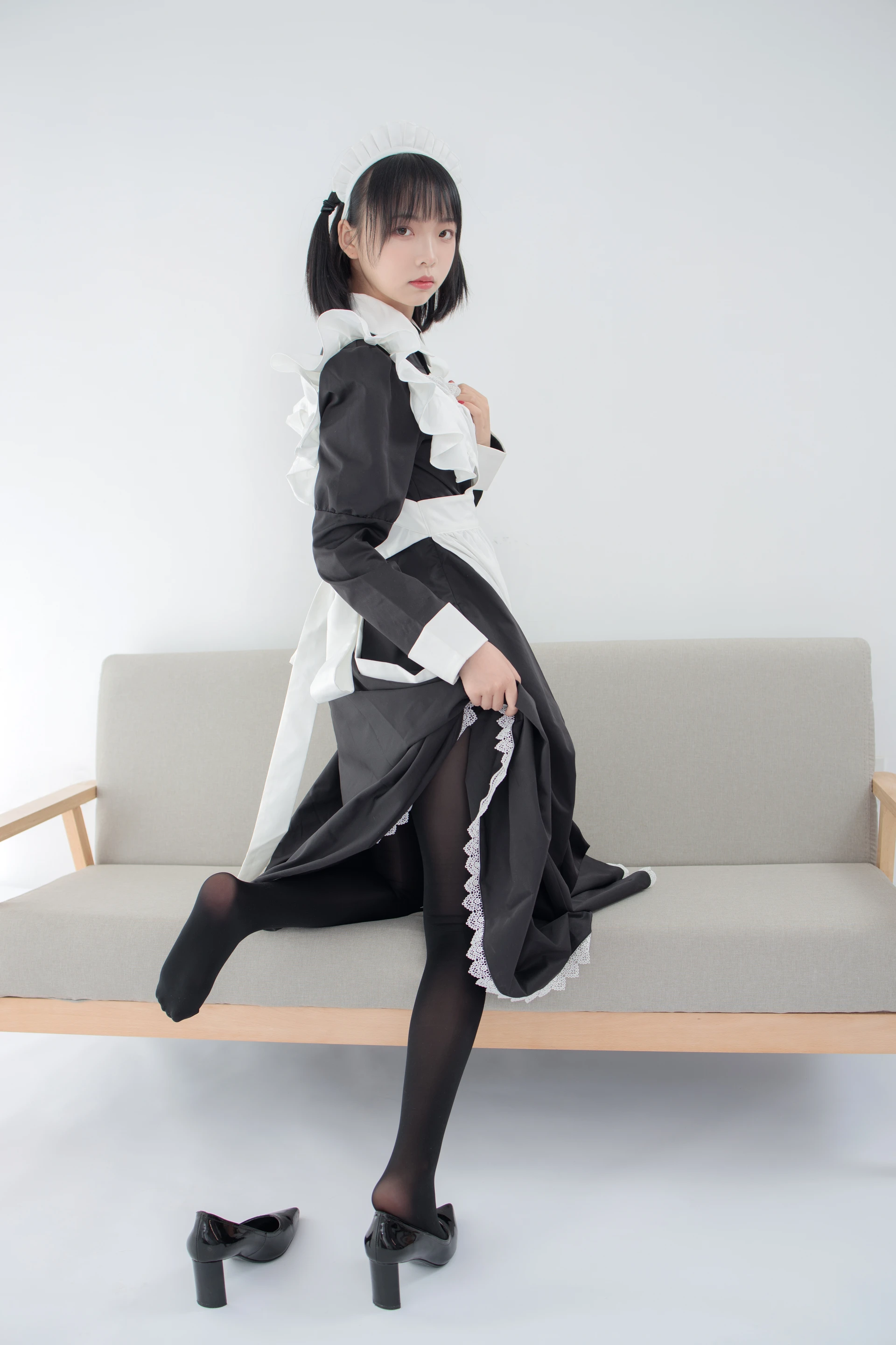 JKFUN-029 [67P1V-3.27G]JKFUN, 女仆装, 森萝财团, 美腿, 黑丝