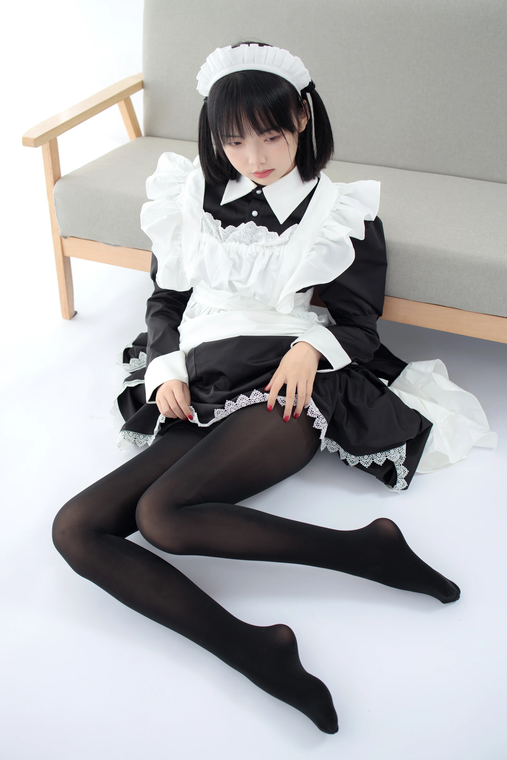 JKFUN-029 [67P1V-3.27G]JKFUN, 女仆装, 森萝财团, 美腿, 黑丝