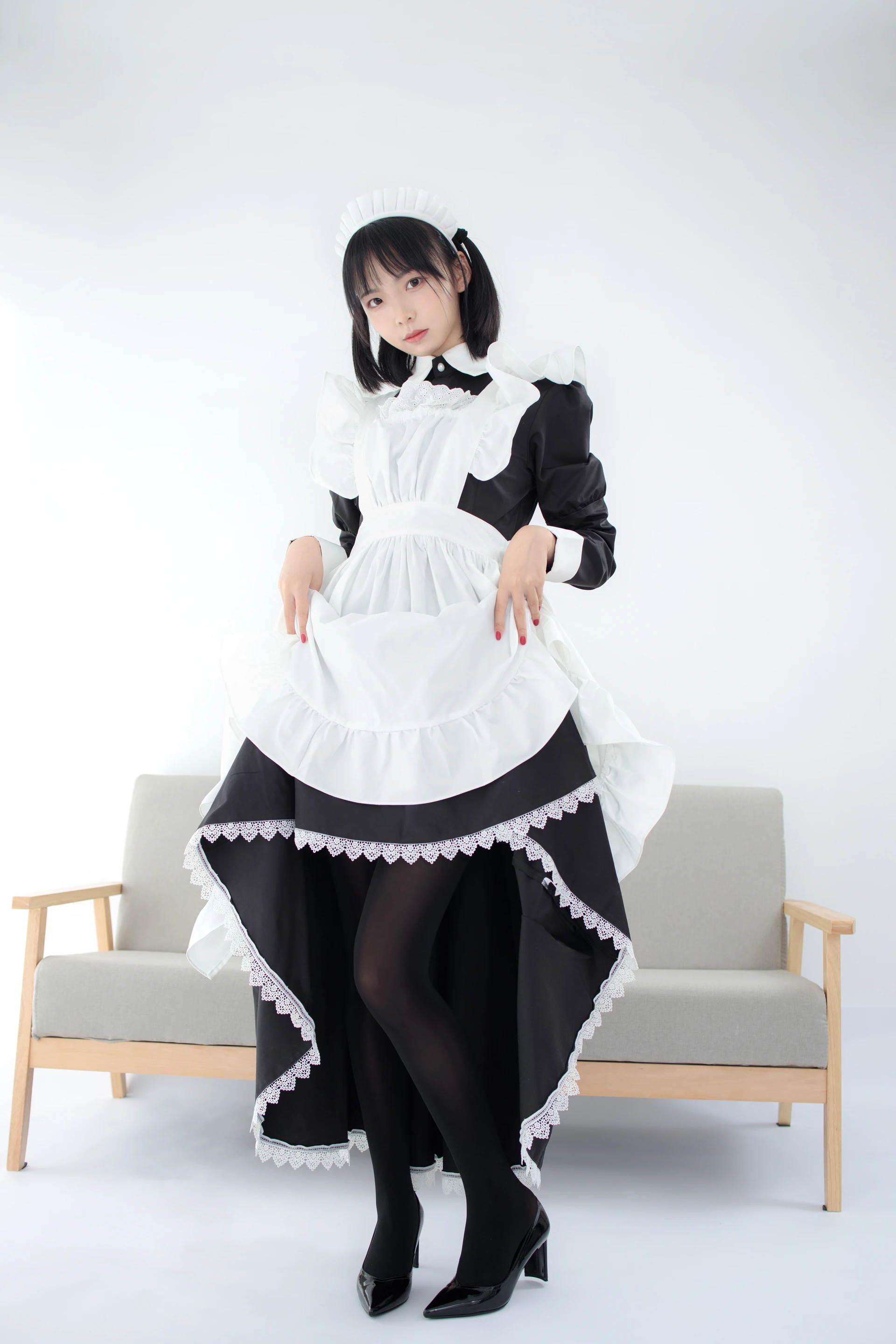 JKFUN-029 [67P1V-3.27G]JKFUN, 女仆装, 森萝财团, 美腿, 黑丝
