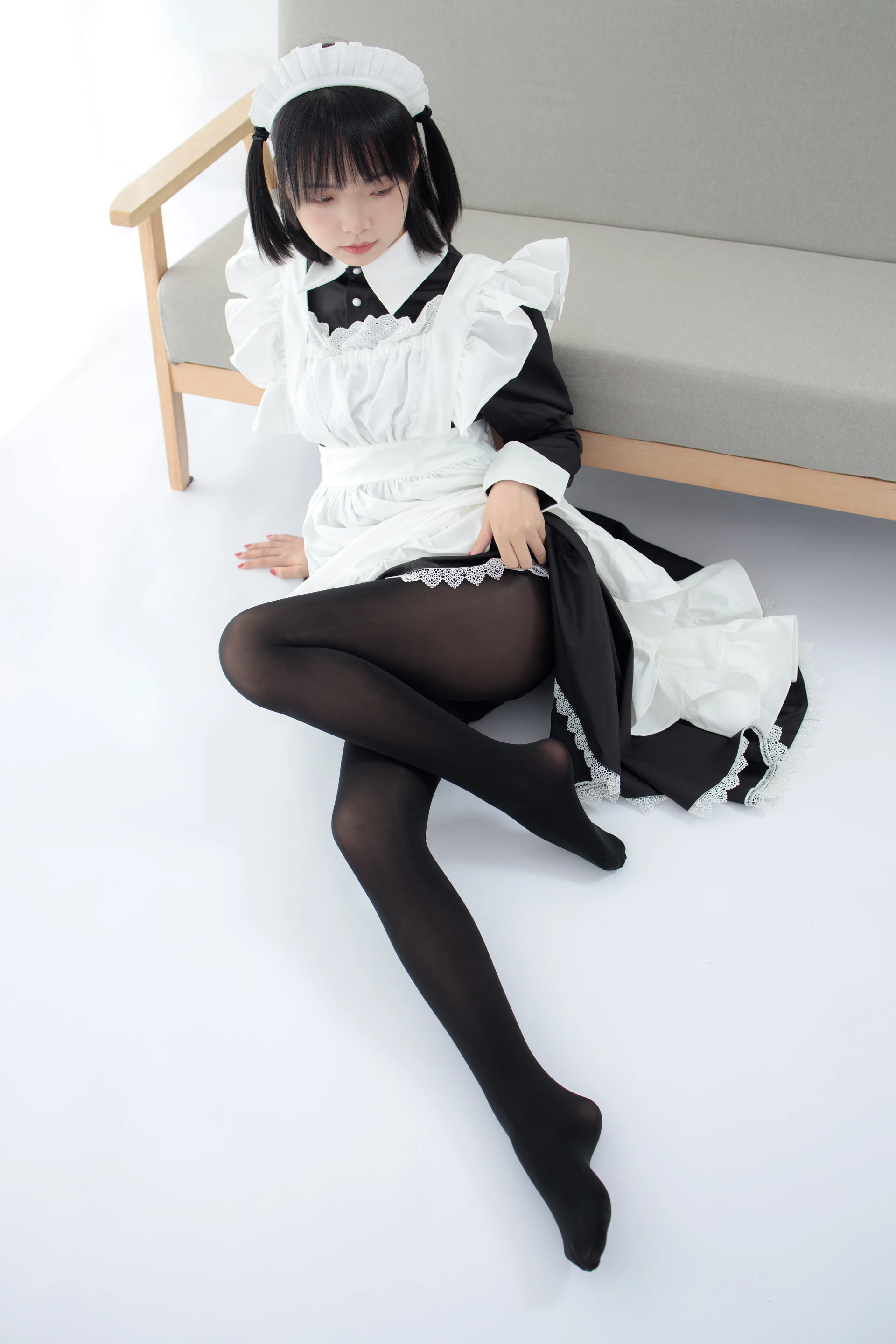 JKFUN-029 [67P1V-3.27G]JKFUN, 女仆装, 森萝财团, 美腿, 黑丝