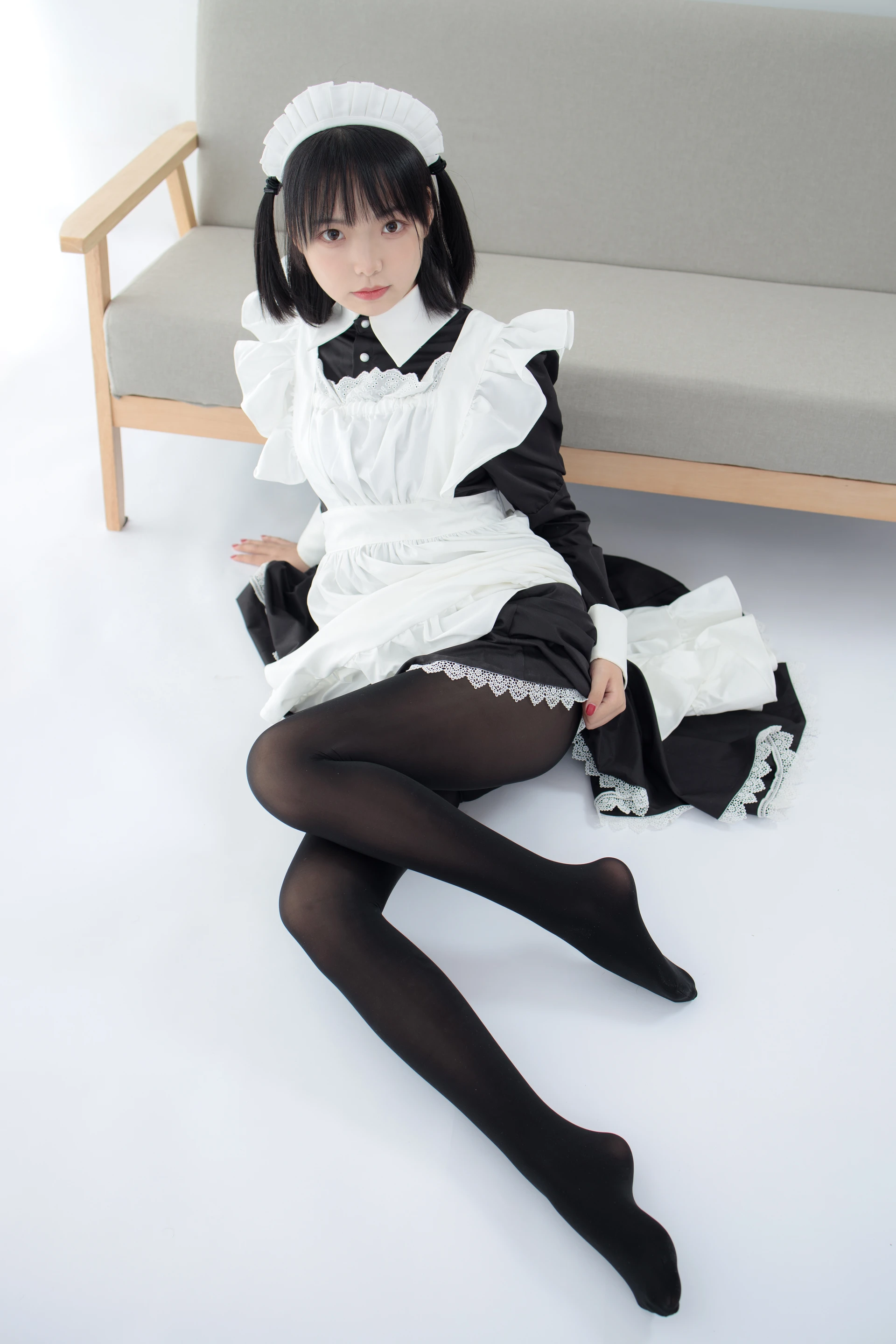 JKFUN-029 [67P1V-3.27G]JKFUN, 女仆装, 森萝财团, 美腿, 黑丝