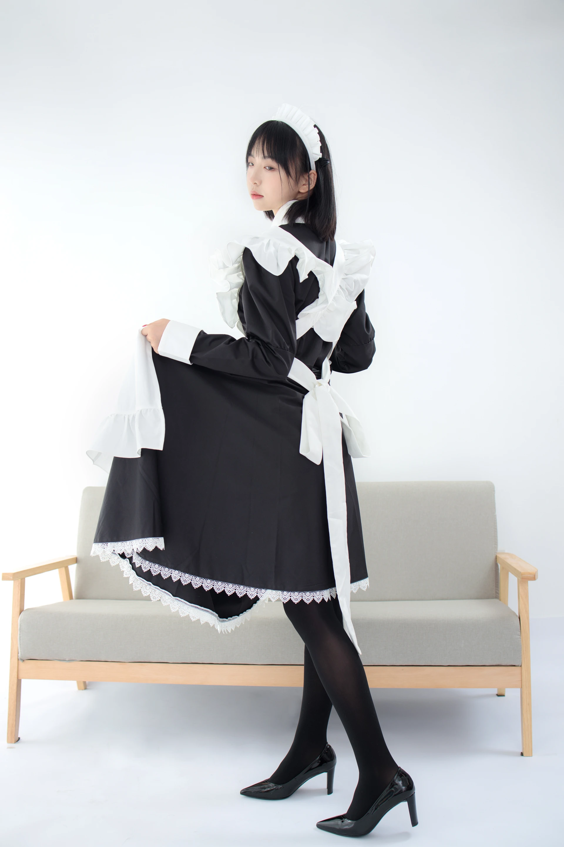 JKFUN-029 [67P1V-3.27G]JKFUN, 女仆装, 森萝财团, 美腿, 黑丝