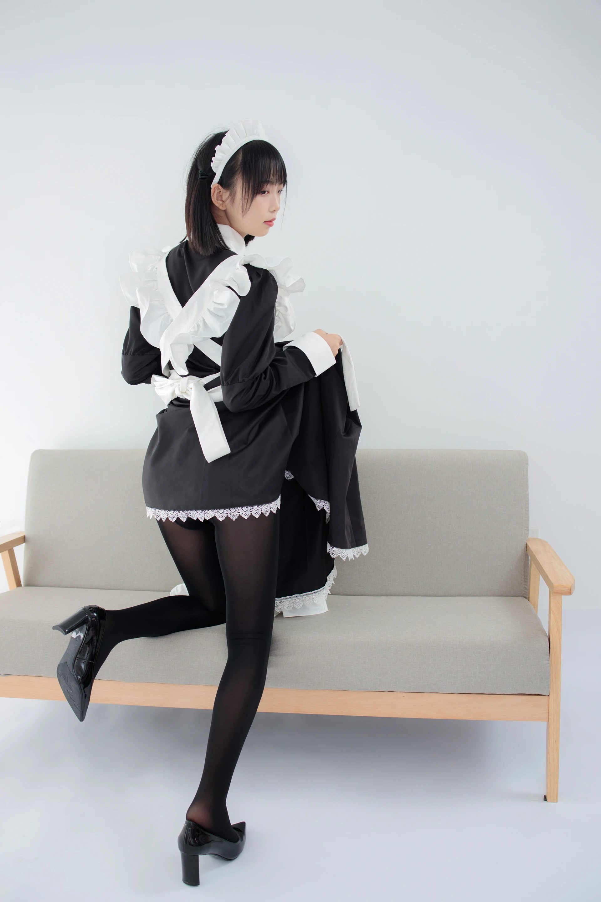 JKFUN-029 [67P1V-3.27G]JKFUN, 女仆装, 森萝财团, 美腿, 黑丝