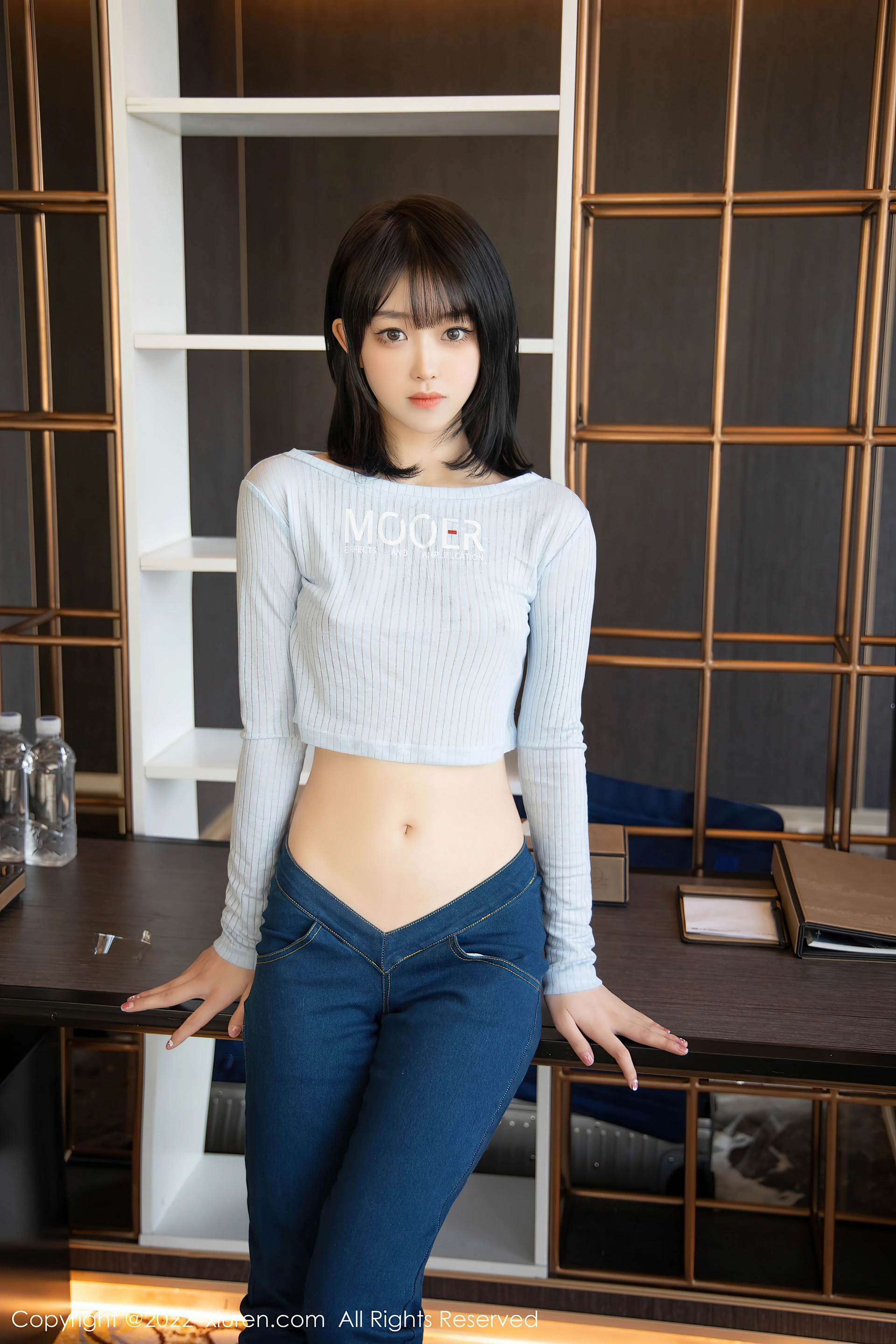 XiuRen秀人网 2022.02.15 No.4584 奶瓶. 牛仔裤美腿[95+1P 964MB]