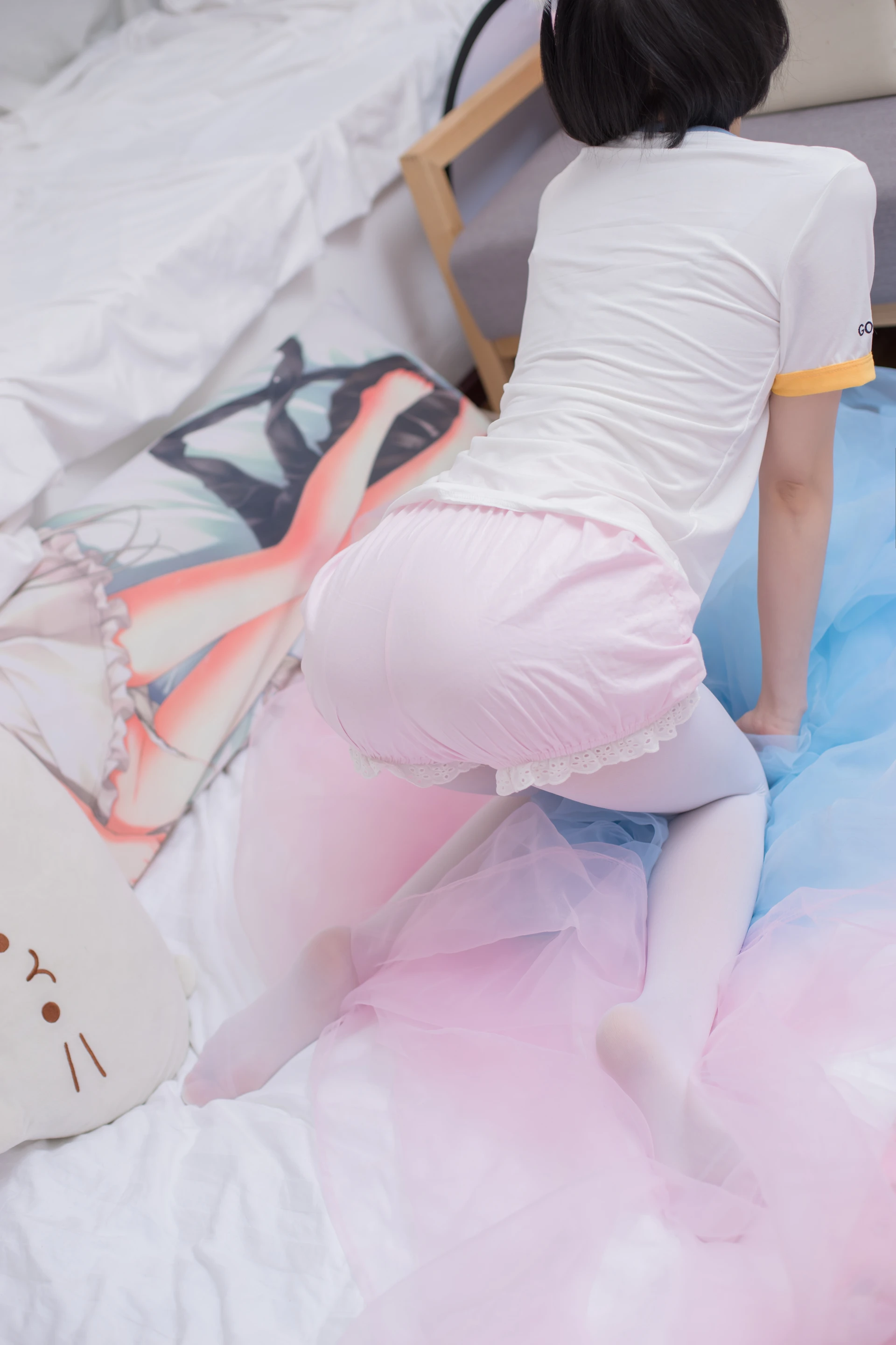 轻兰映画 VOL.010 [61P-320M]可爱, 白丝, 美腿, 轻兰映画