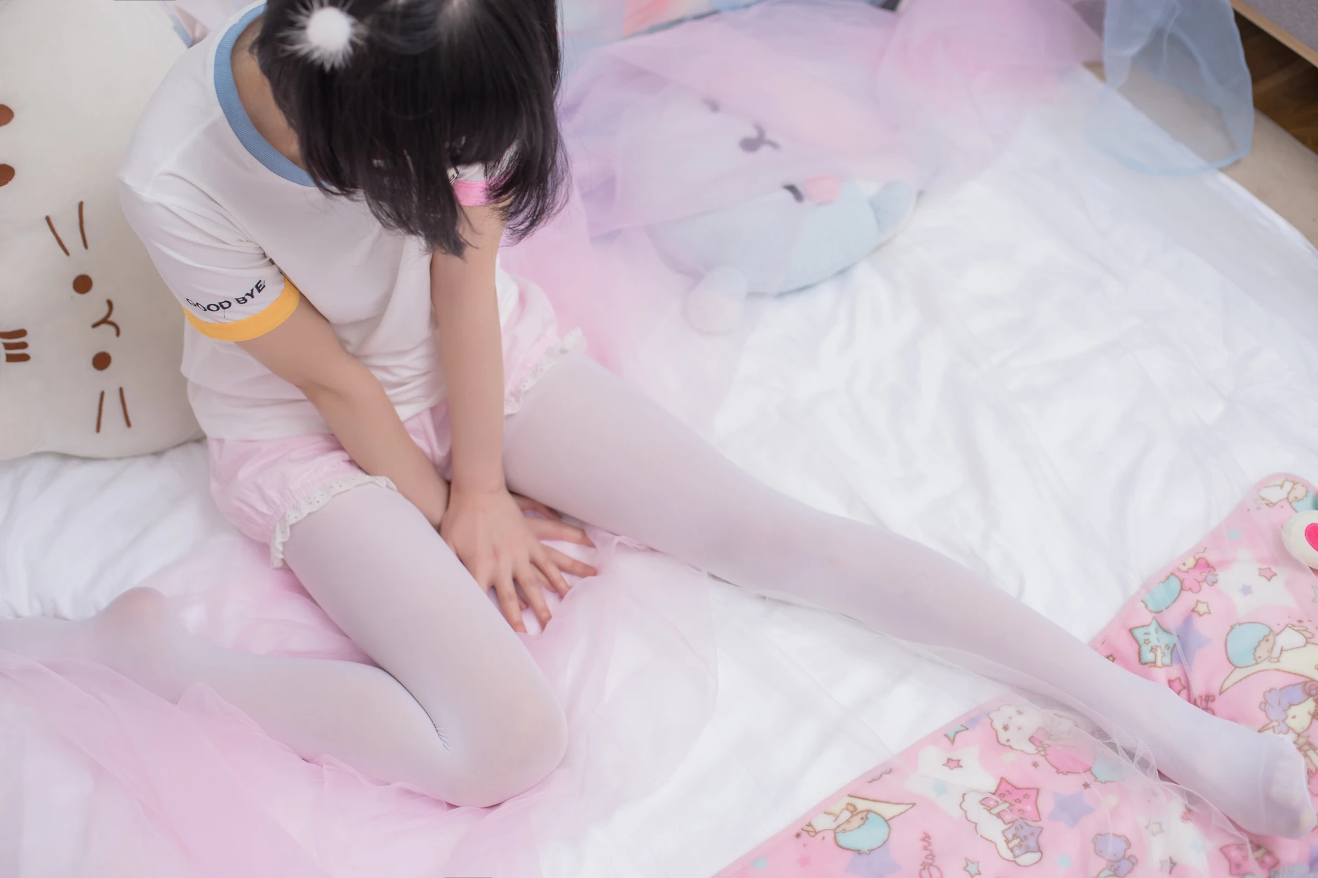 轻兰映画 VOL.010 [61P-320M]可爱, 白丝, 美腿, 轻兰映画