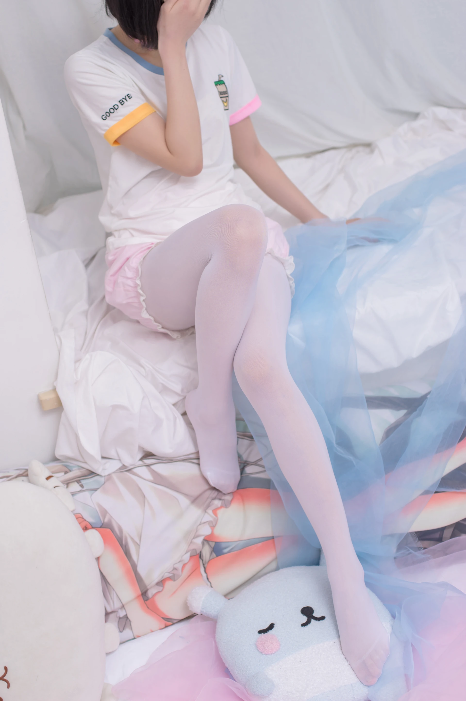 轻兰映画 VOL.010 [61P-320M]可爱, 白丝, 美腿, 轻兰映画