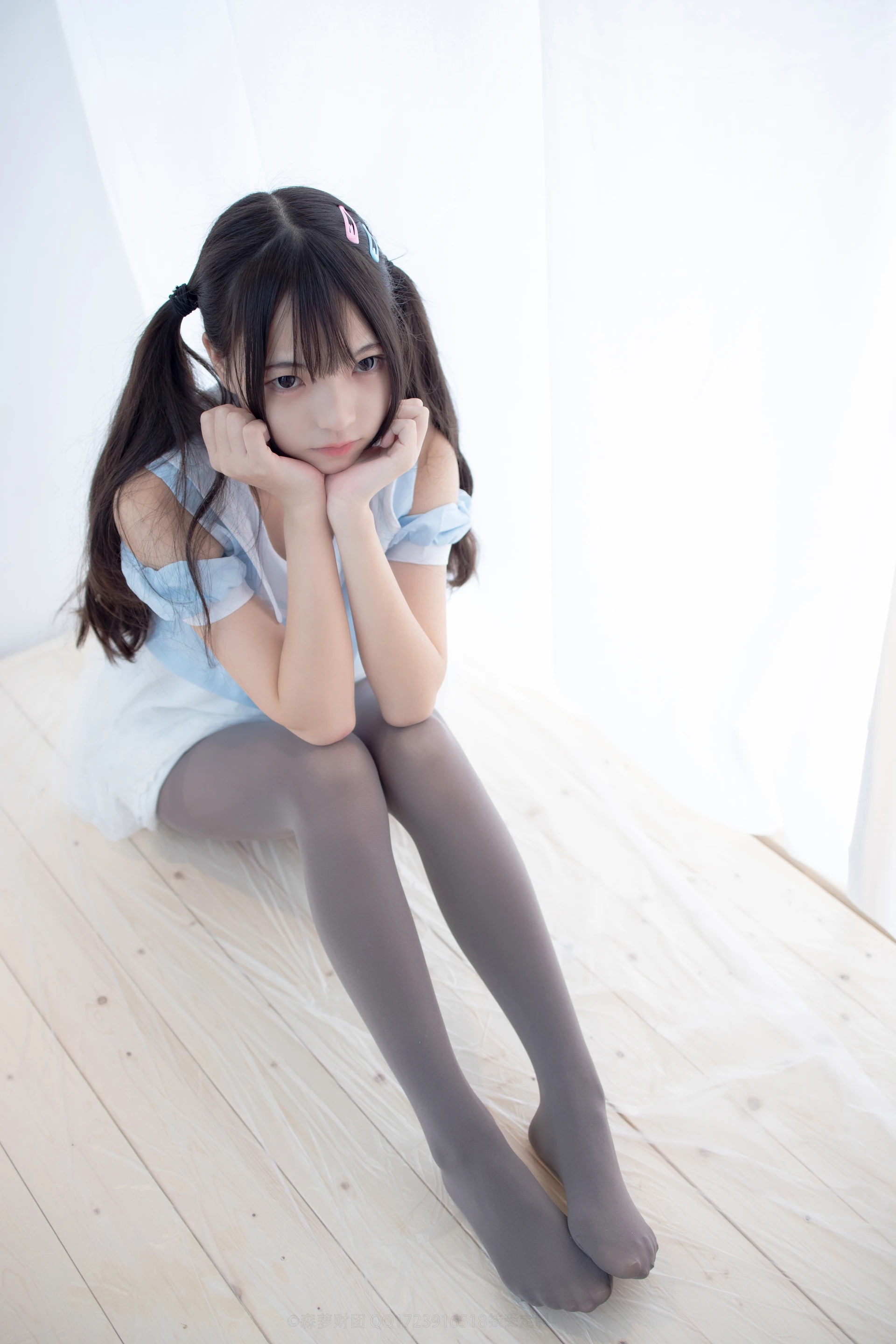 森萝财团 X-054 [86P1V-1.96G]可爱, 森萝财团, 美腿, 黑丝
