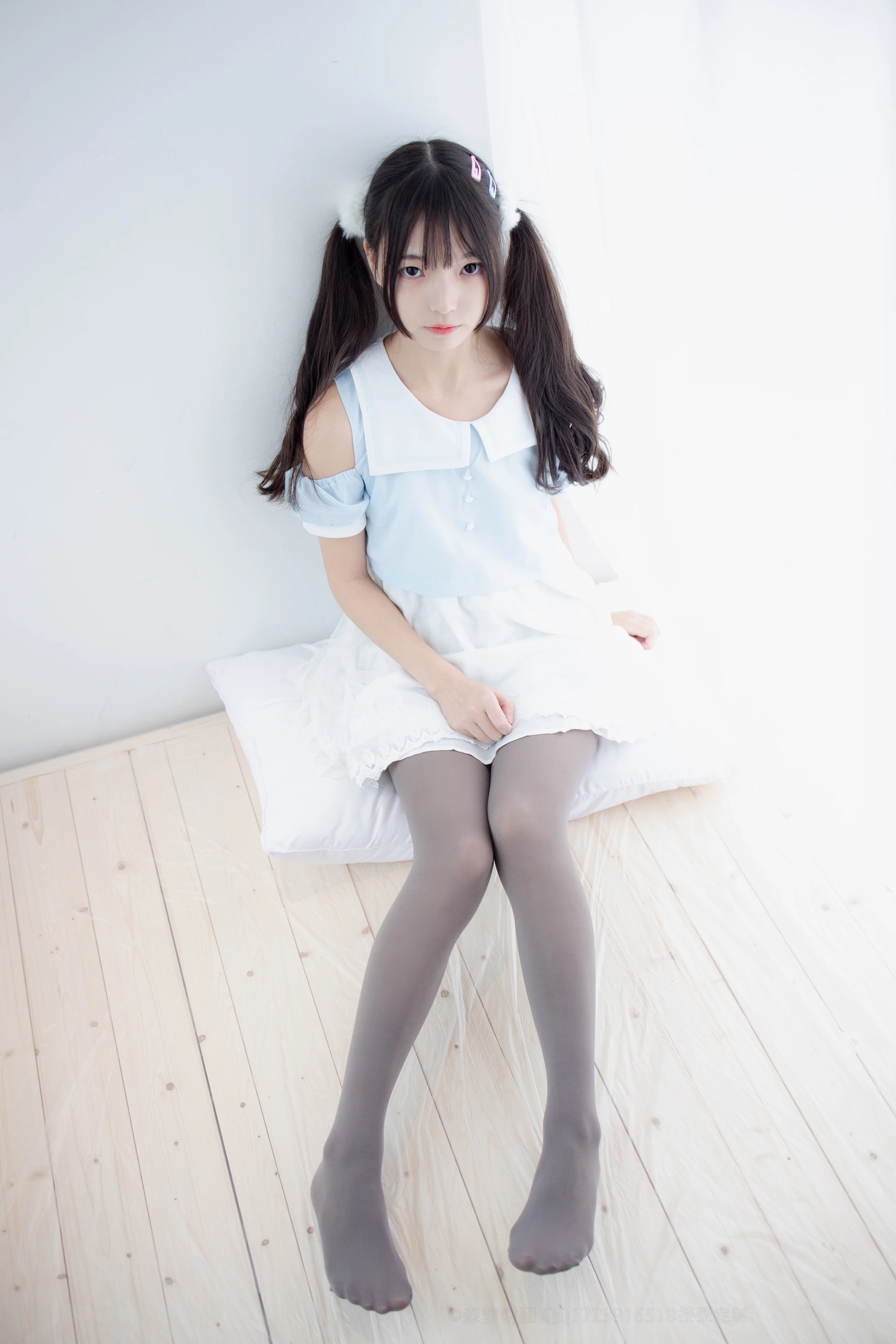森萝财团 X-054 [86P1V-1.96G]可爱, 森萝财团, 美腿, 黑丝