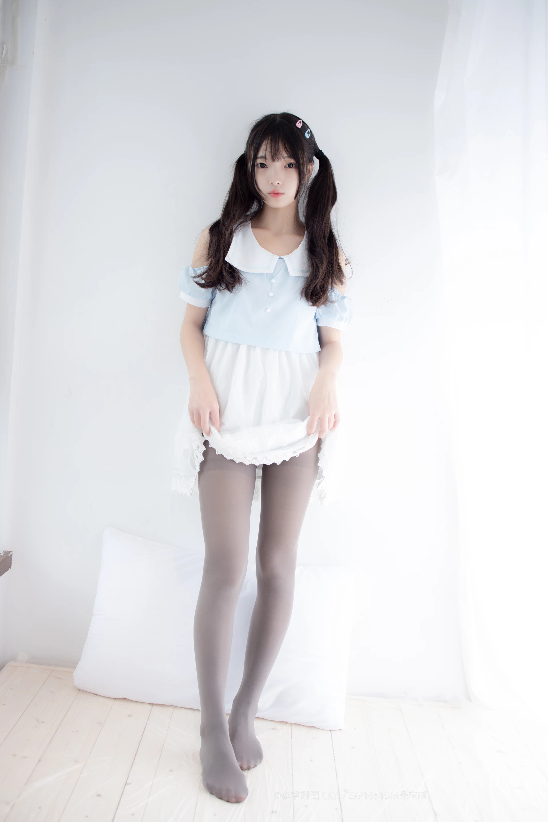森萝财团 X-054 [86P1V-1.96G]可爱, 森萝财团, 美腿, 黑丝