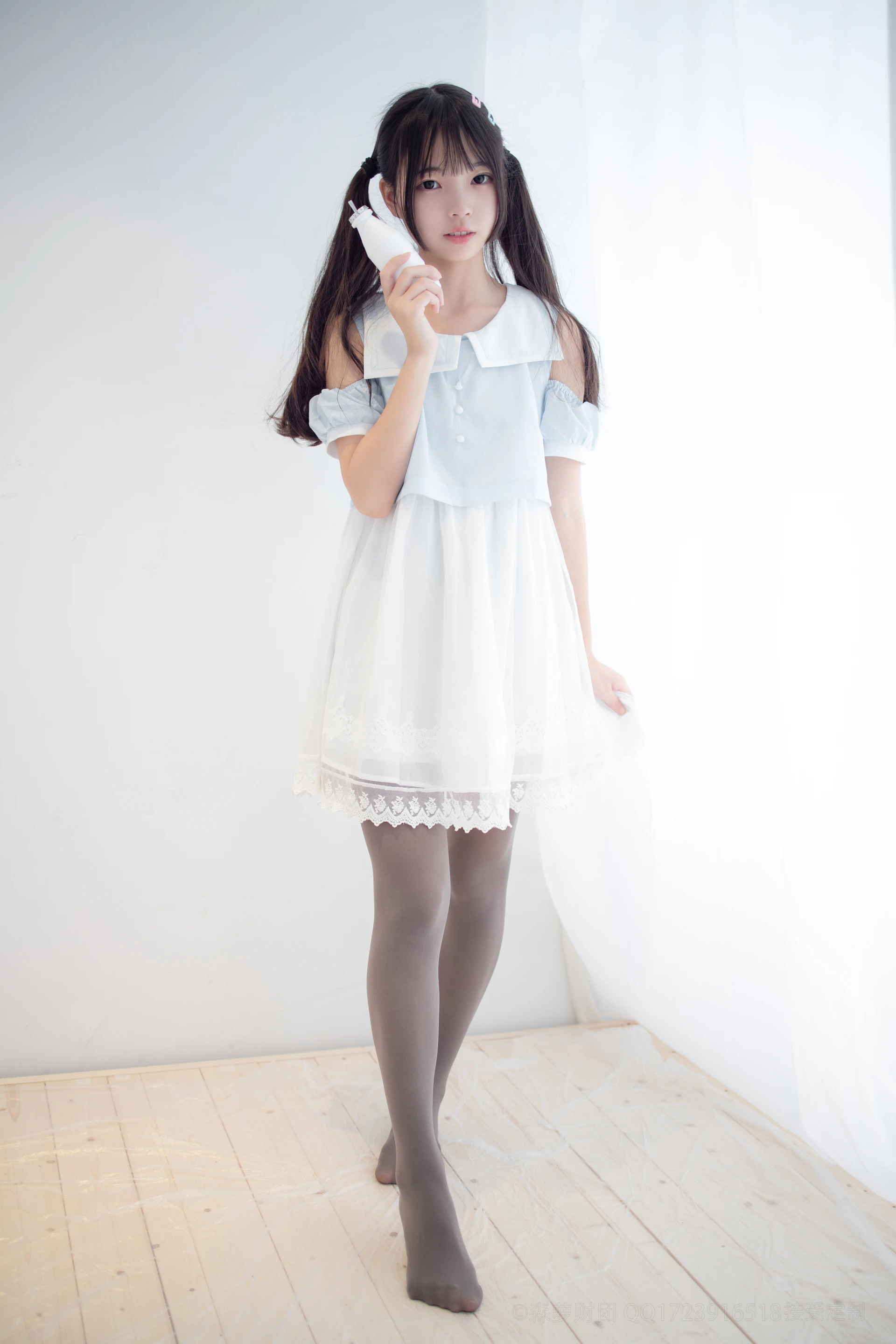 森萝财团 X-054 [86P1V-1.96G]可爱, 森萝财团, 美腿, 黑丝
