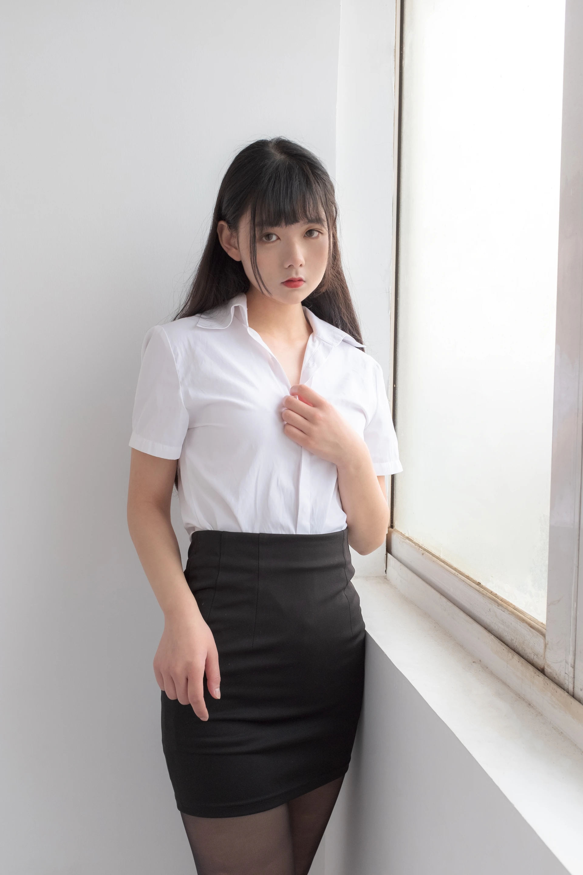 少女秩序 EX.08 燕麦 黑丝湿身OL制服 [60P-813MB]OL制服, 少女秩序, 美腿, 美足, 黑丝