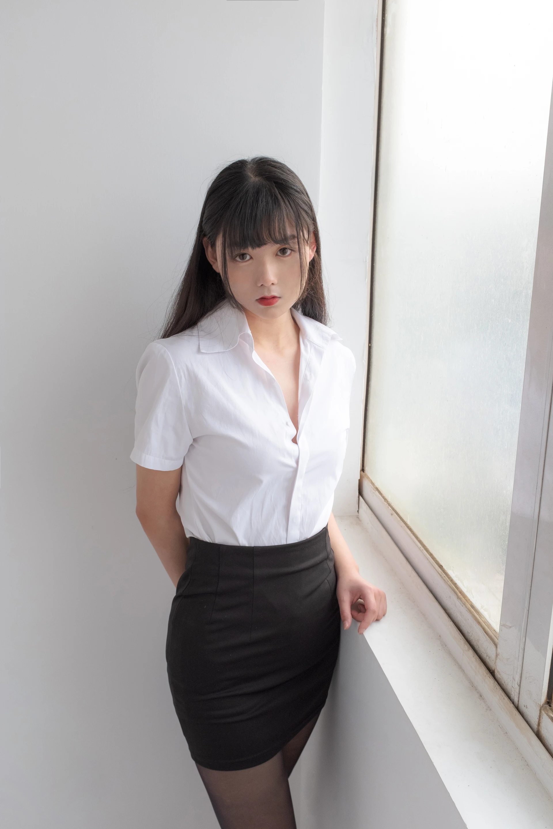 少女秩序 EX.08 燕麦 黑丝湿身OL制服 [60P-813MB]OL制服, 少女秩序, 美腿, 美足, 黑丝