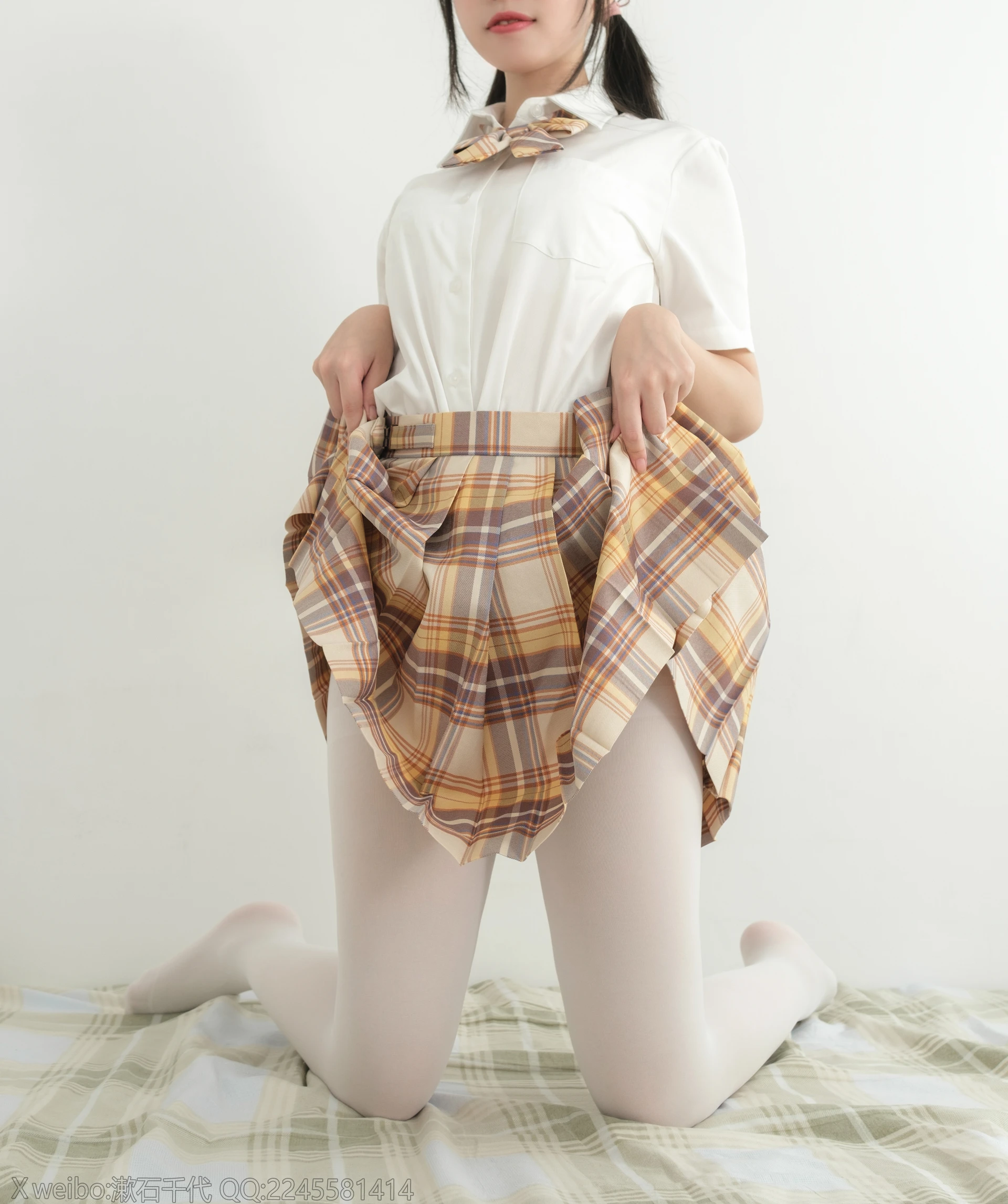 轻兰映画 HANA.006 双马尾白丝JK制服 [60P-499MB]JK, JK制服, 双马尾, 白丝, 美腿, 美足, 轻兰映画