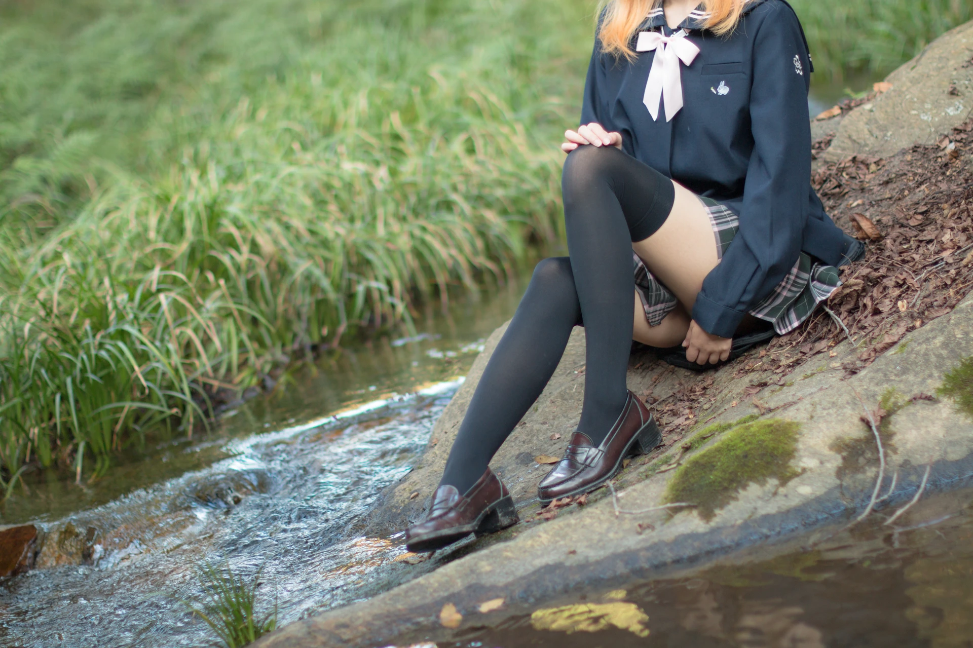 轻兰映画 VOL.002 [44P-362M]白丝, 美腿, 轻兰映画, 黑丝