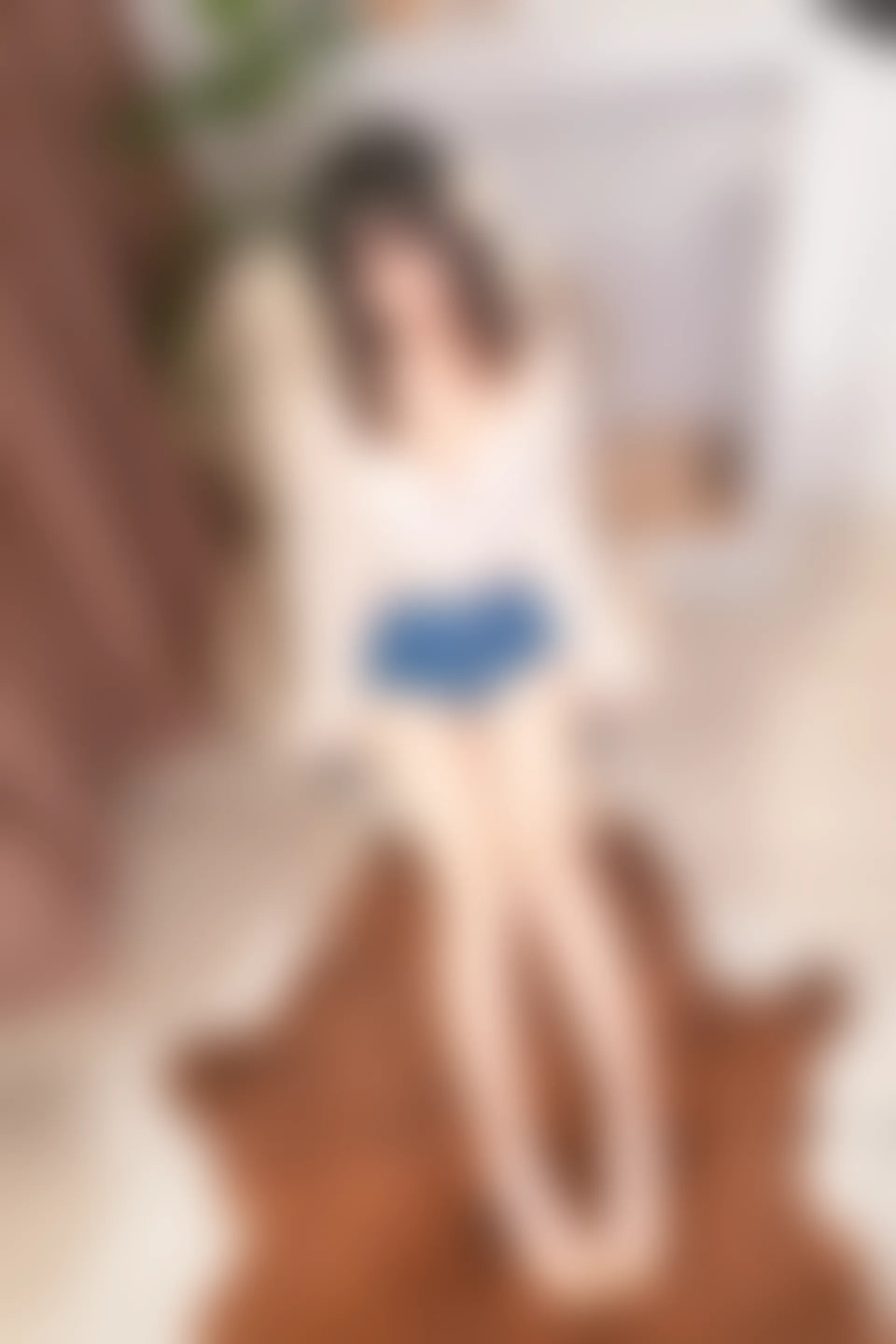 神楽坂真冬 第三季 序号31：牛仔裤女孩《牛仔狂热》 [150P2V-802MB]内衣, 双马尾, 白丝, 神楽坂真冬, 美腿, 美足, 肉丝