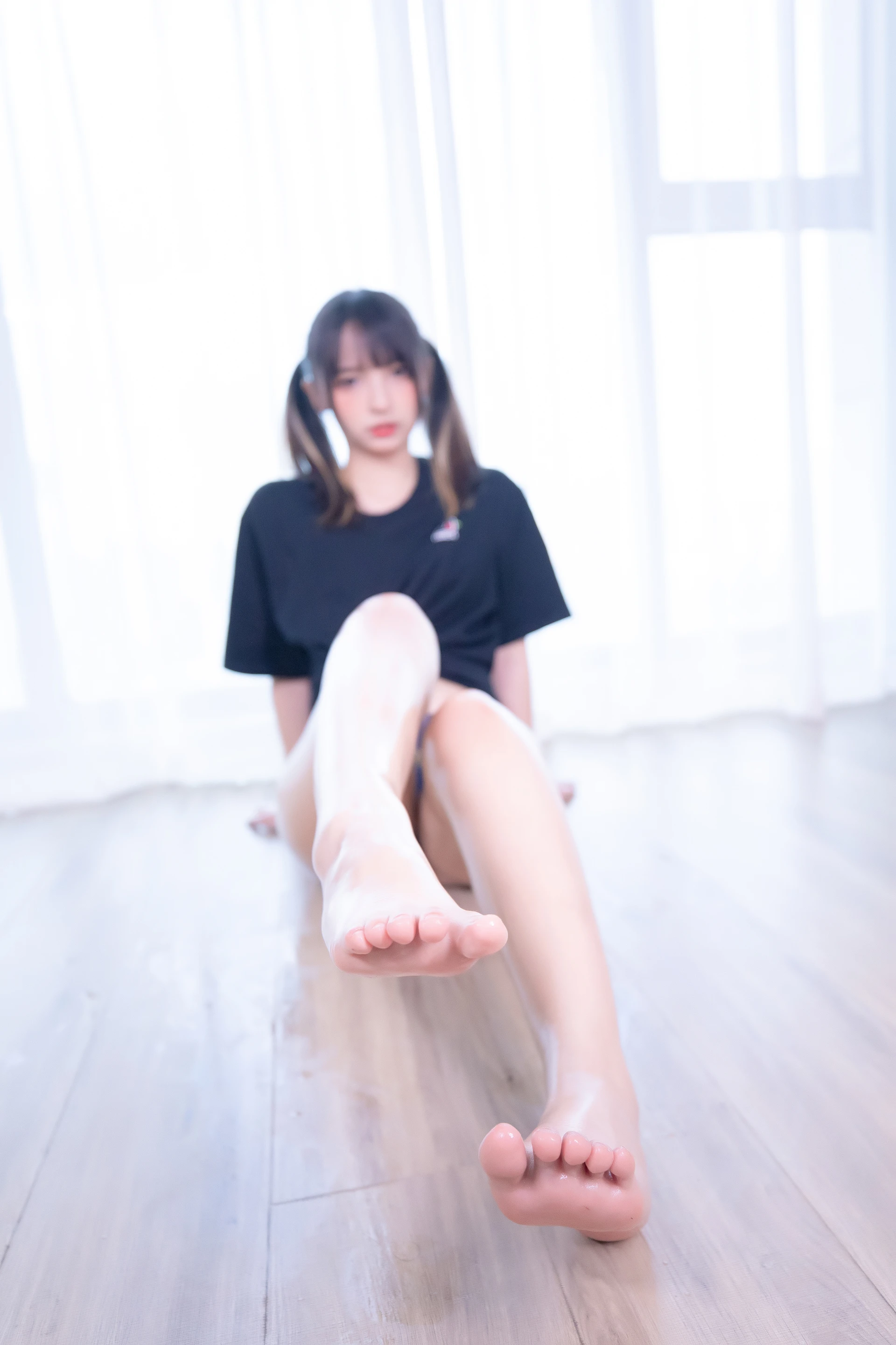 神楽坂真冬 第三季 序号31：牛仔裤女孩《牛仔狂热》 [150P2V-802MB]内衣, 双马尾, 白丝, 神楽坂真冬, 美腿, 美足, 肉丝