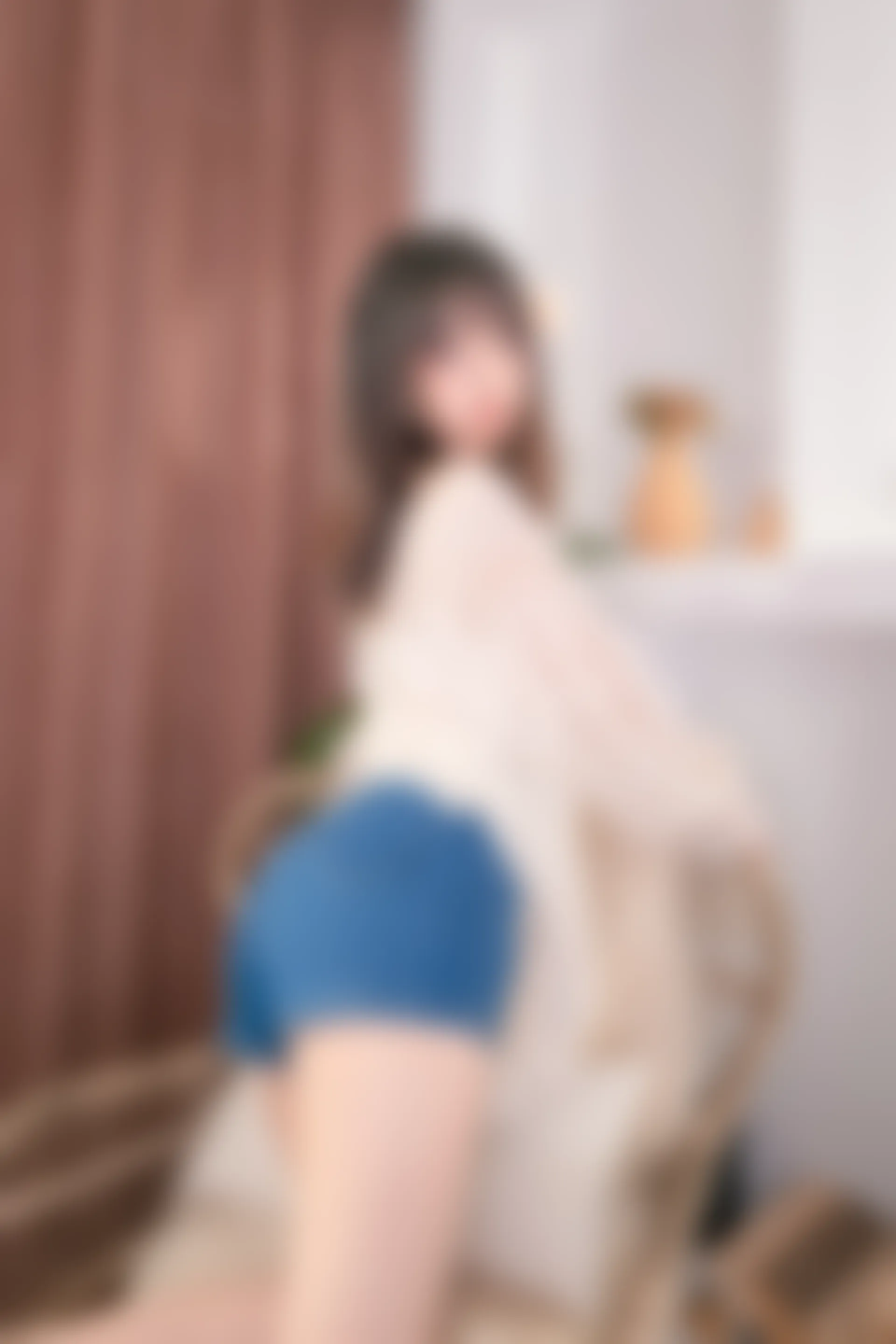 神楽坂真冬 第三季 序号31：牛仔裤女孩《牛仔狂热》 [150P2V-802MB]内衣, 双马尾, 白丝, 神楽坂真冬, 美腿, 美足, 肉丝