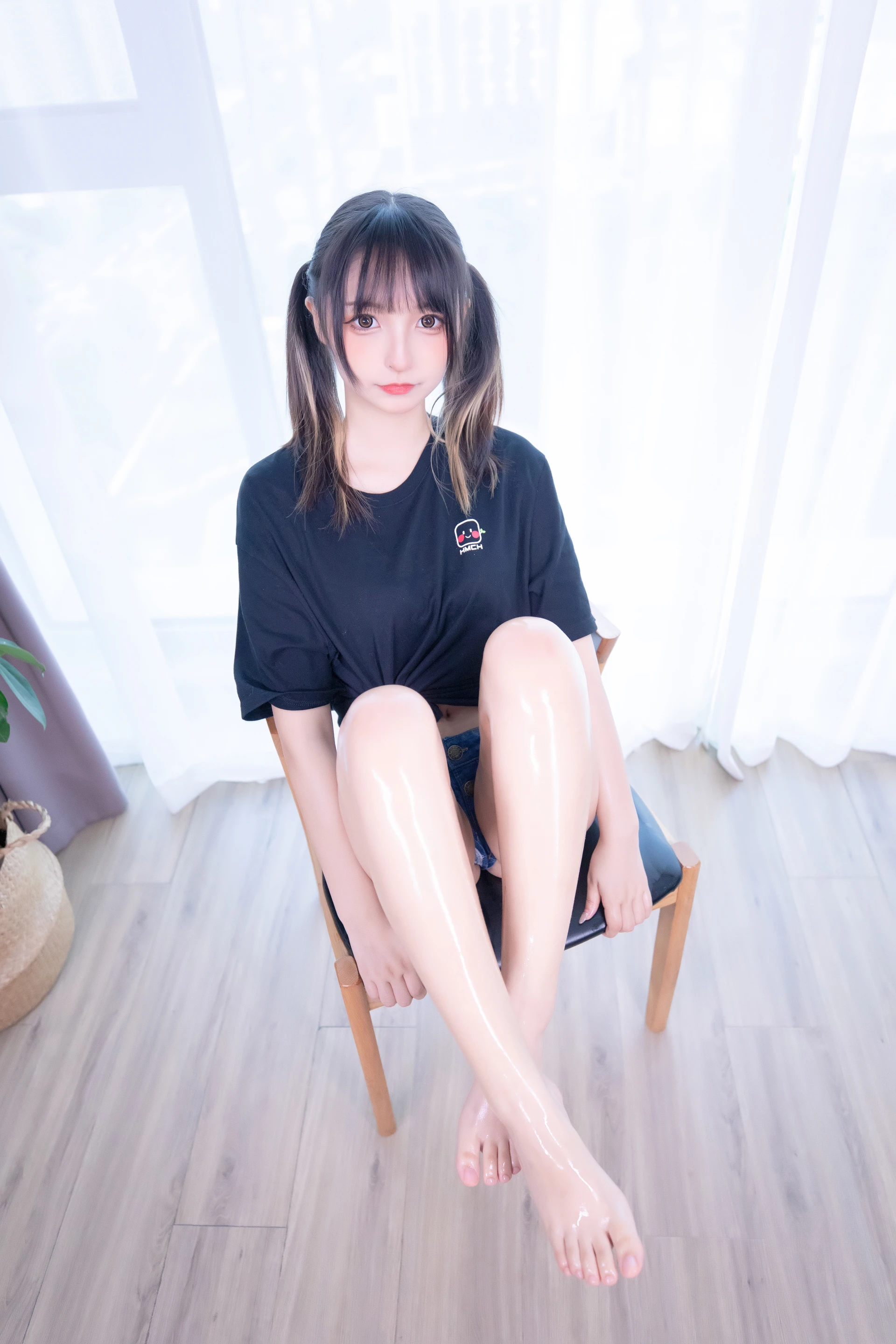 神楽坂真冬 第三季 序号31：牛仔裤女孩《牛仔狂热》 [150P2V-802MB]内衣, 双马尾, 白丝, 神楽坂真冬, 美腿, 美足, 肉丝