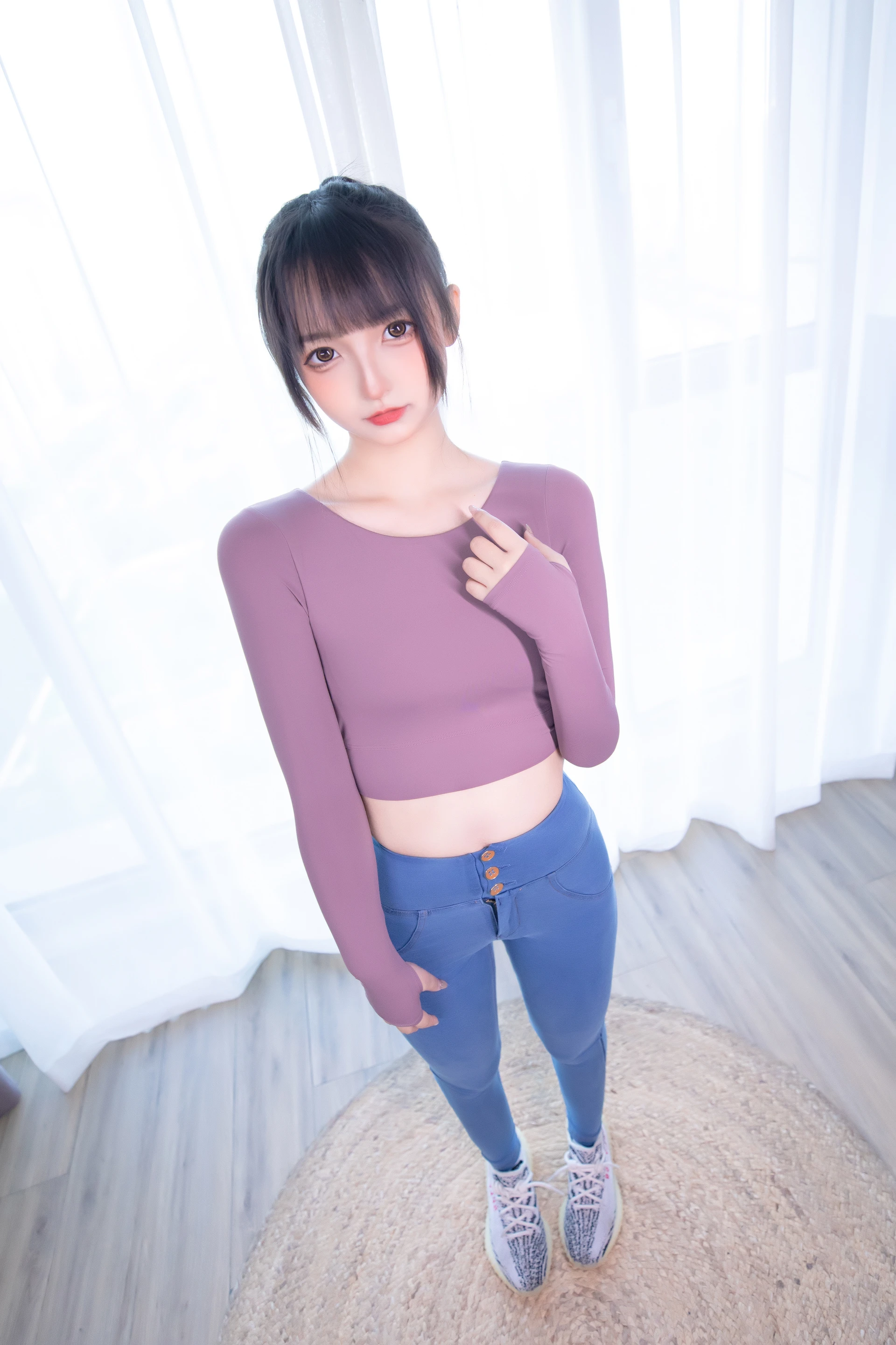 神楽坂真冬 第三季 序号31：牛仔裤女孩《牛仔狂热》 [150P2V-802MB]内衣, 双马尾, 白丝, 神楽坂真冬, 美腿, 美足, 肉丝