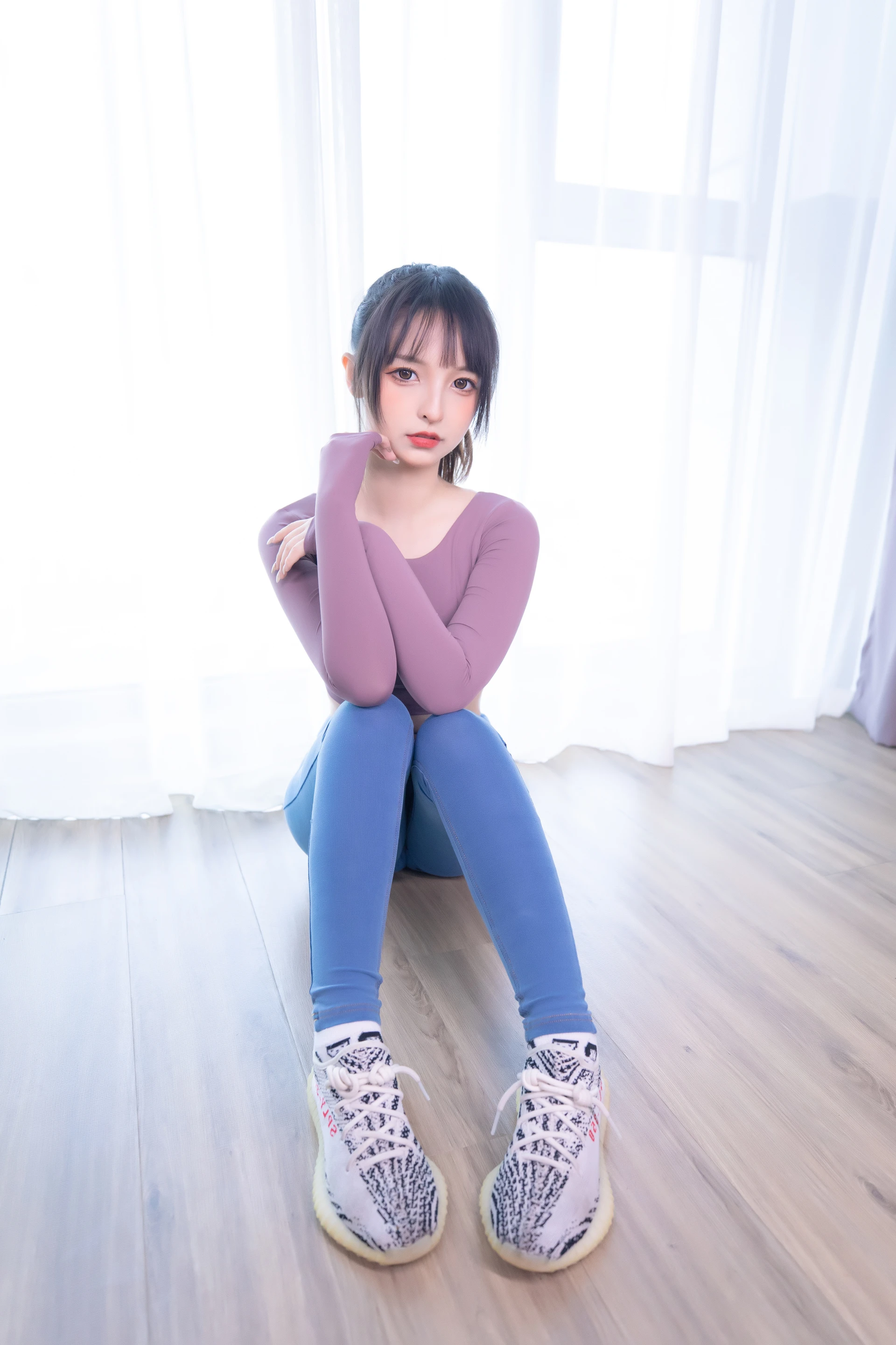 神楽坂真冬 第三季 序号31：牛仔裤女孩《牛仔狂热》 [150P2V-802MB]内衣, 双马尾, 白丝, 神楽坂真冬, 美腿, 美足, 肉丝