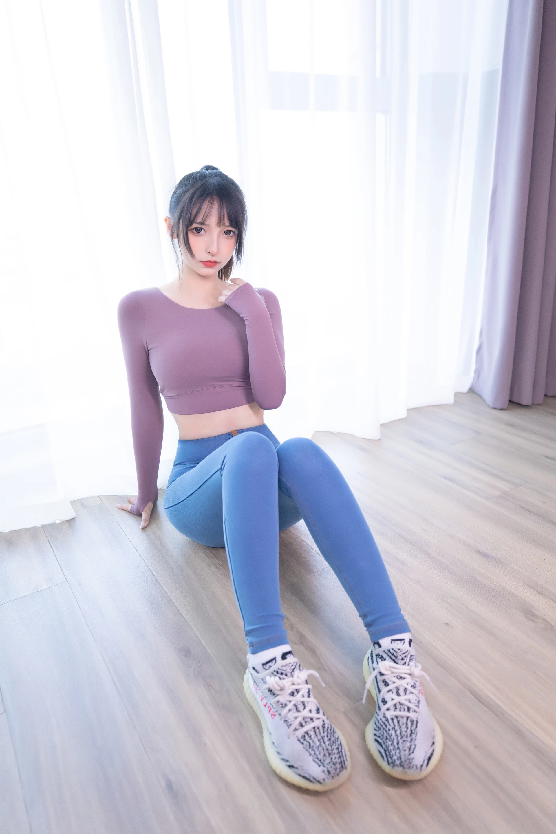 神楽坂真冬 第三季 序号31：牛仔裤女孩《牛仔狂热》 [150P2V-802MB]内衣, 双马尾, 白丝, 神楽坂真冬, 美腿, 美足, 肉丝