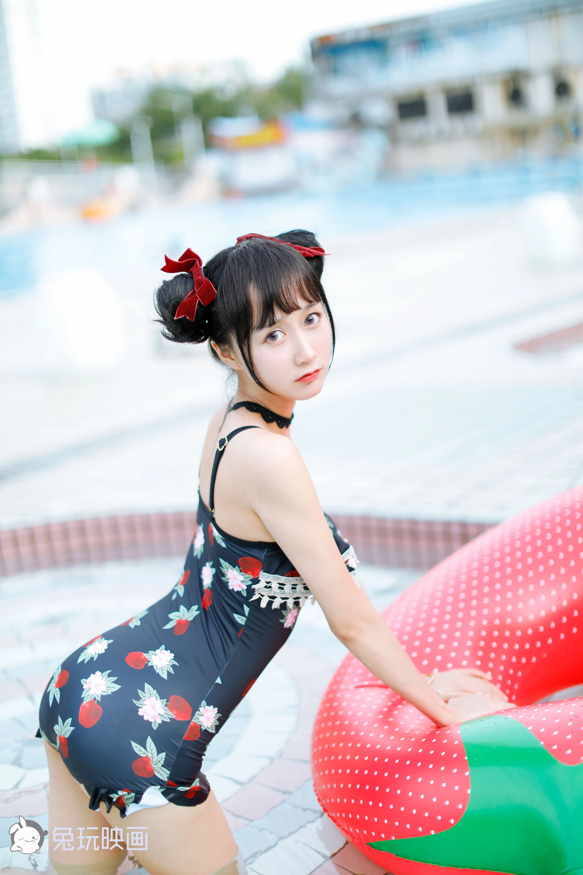 兔玩映画 夏日泳装 Vol.031 草莓冰 [40P-427MB]