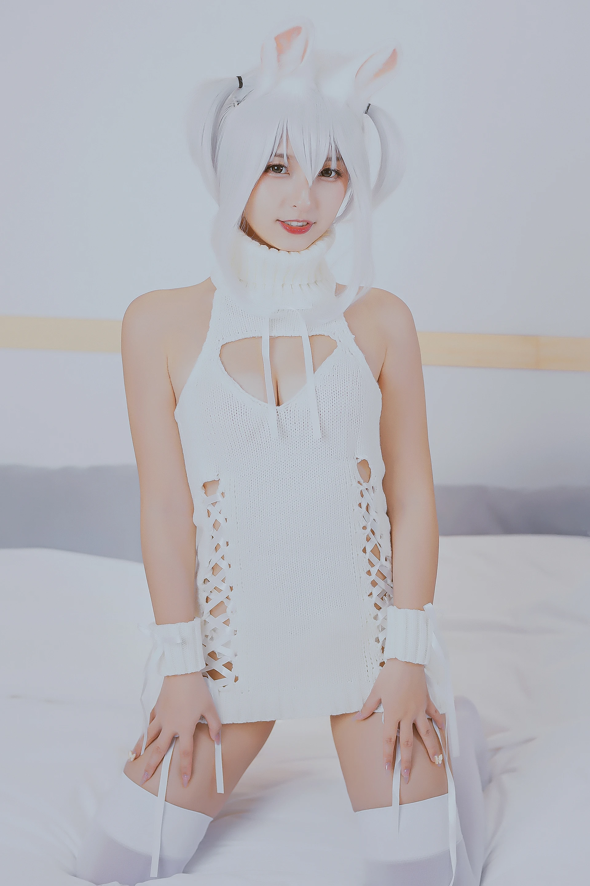 神楽坂真冬 第三季 序号4：《危険な耳》狼妹&兔娘 [150P4V-959MB]内衣, 白丝, 神楽坂真冬, 美腿, 美足, 露背毛衣, 黑丝