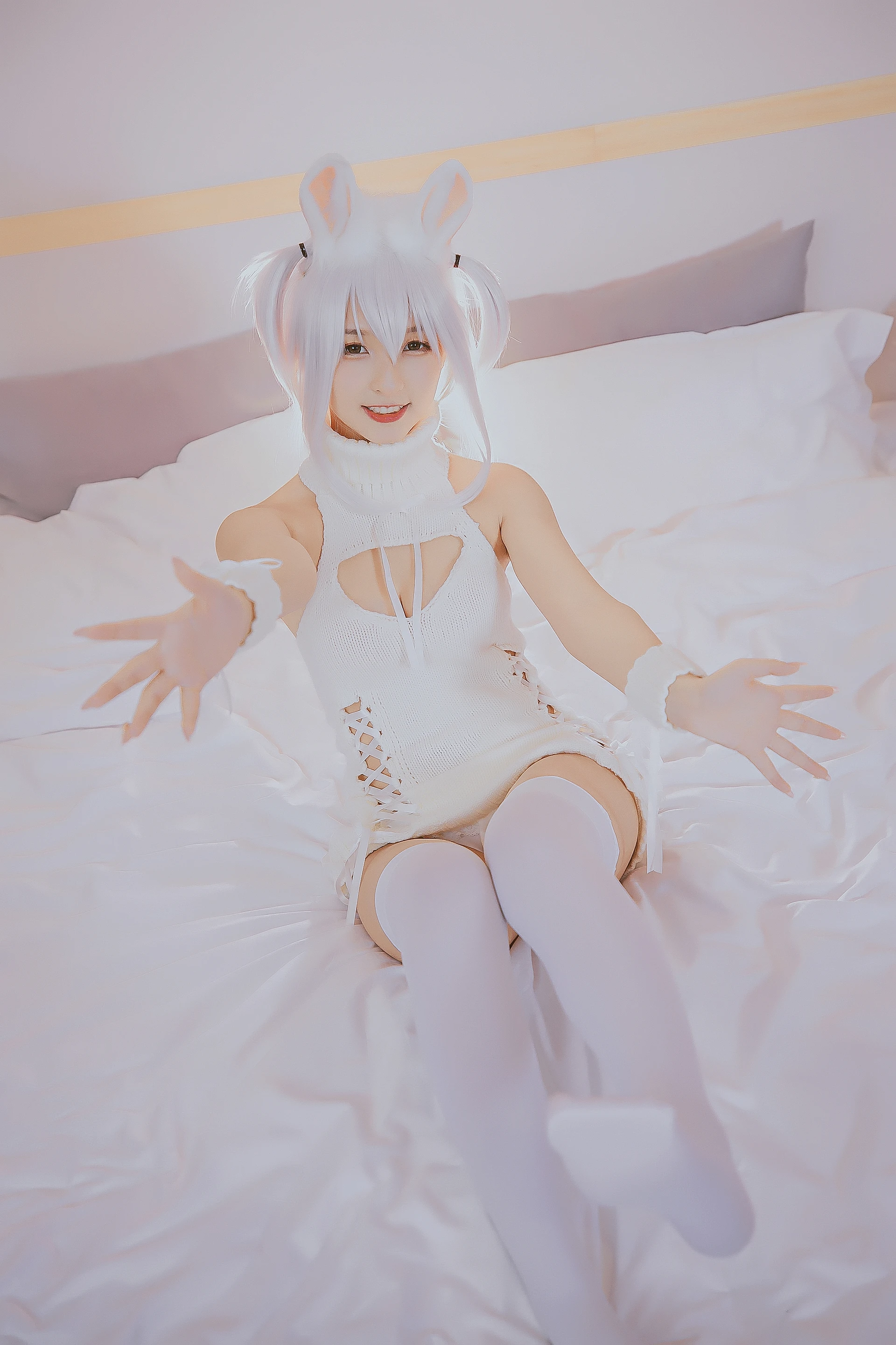 神楽坂真冬 第三季 序号4：《危険な耳》狼妹&兔娘 [150P4V-959MB]内衣, 白丝, 神楽坂真冬, 美腿, 美足, 露背毛衣, 黑丝