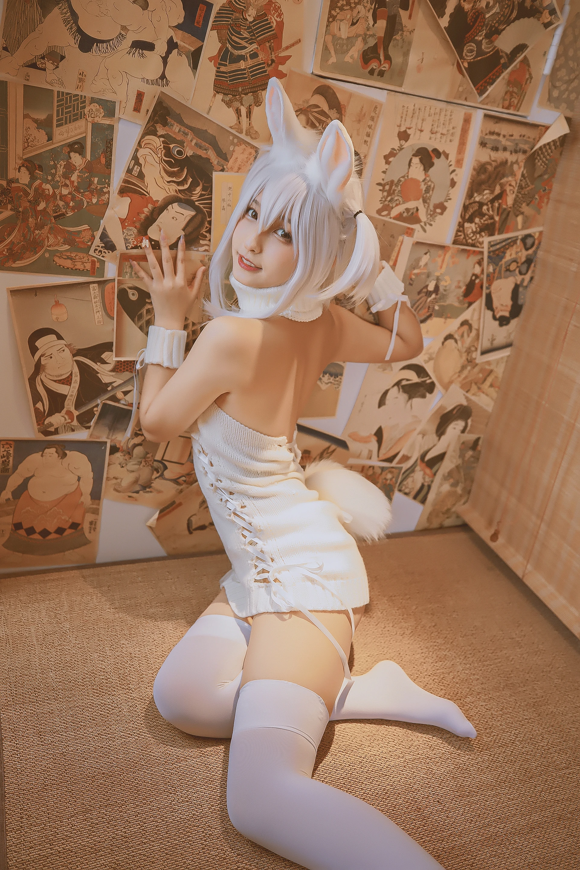 神楽坂真冬 第三季 序号4：《危険な耳》狼妹&兔娘 [150P4V-959MB]内衣, 白丝, 神楽坂真冬, 美腿, 美足, 露背毛衣, 黑丝