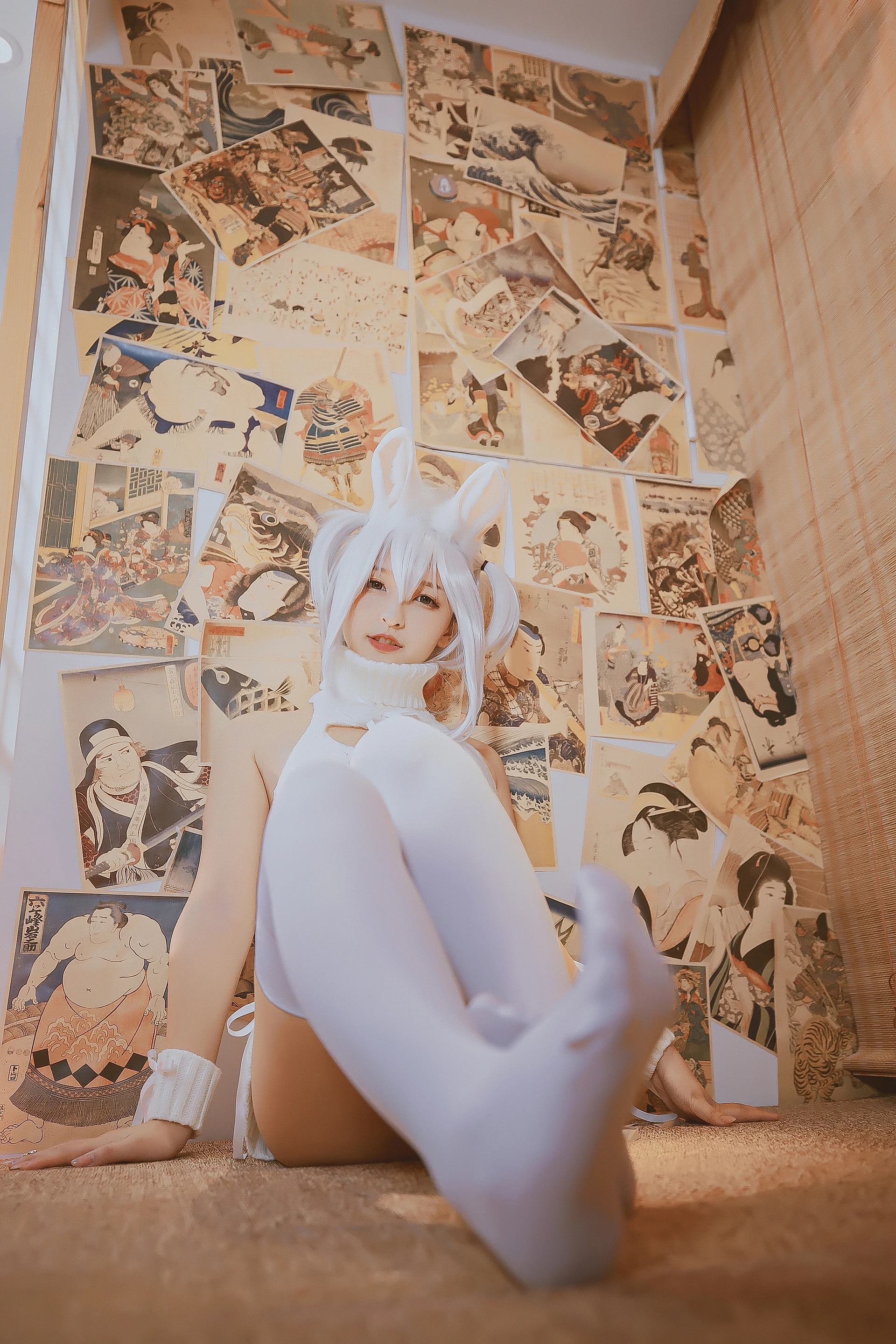 神楽坂真冬 第三季 序号4：《危険な耳》狼妹&兔娘 [150P4V-959MB]内衣, 白丝, 神楽坂真冬, 美腿, 美足, 露背毛衣, 黑丝