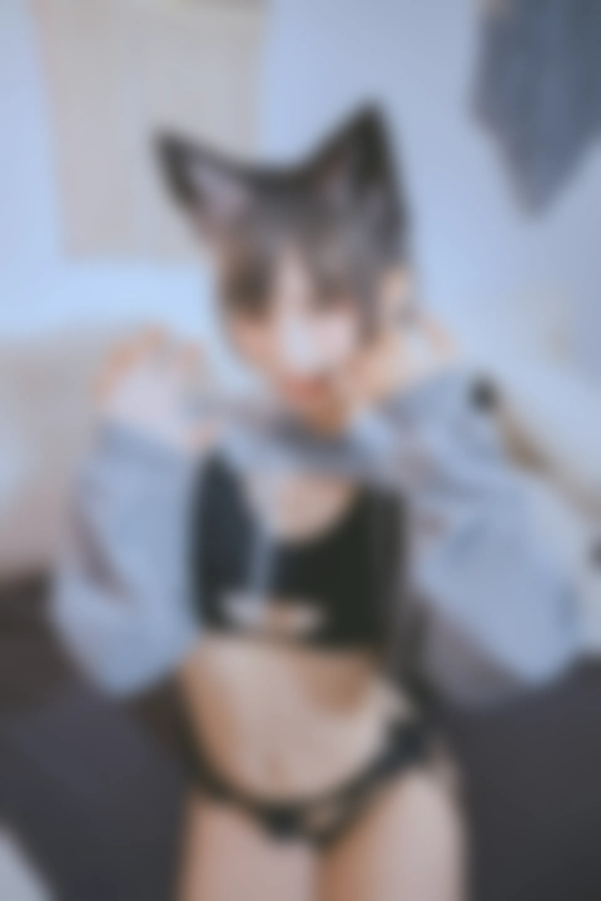 神楽坂真冬 第三季 序号4：《危険な耳》狼妹&兔娘 [150P4V-959MB]内衣, 白丝, 神楽坂真冬, 美腿, 美足, 露背毛衣, 黑丝