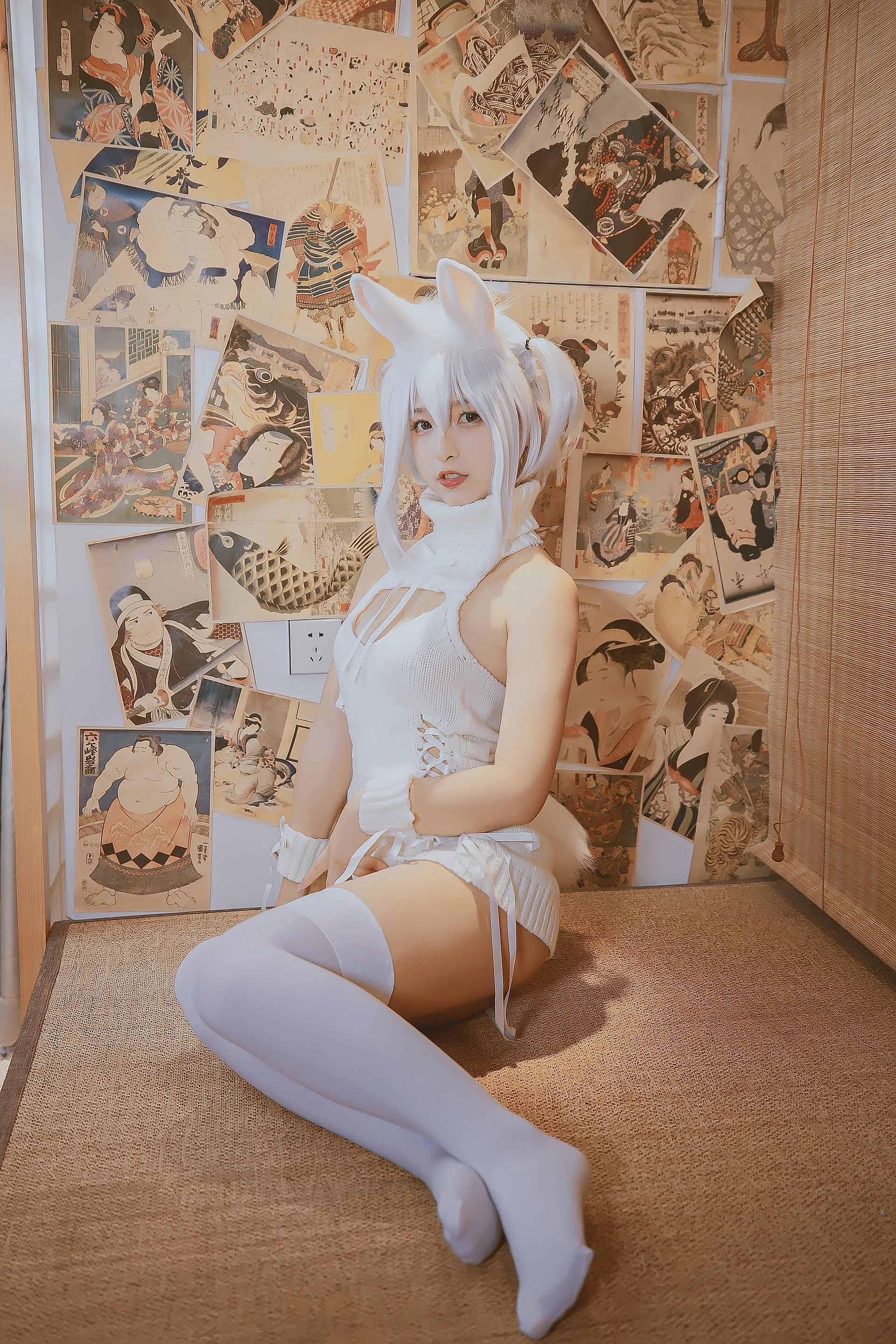 神楽坂真冬 第三季 序号4：《危険な耳》狼妹&兔娘 [150P4V-959MB]内衣, 白丝, 神楽坂真冬, 美腿, 美足, 露背毛衣, 黑丝