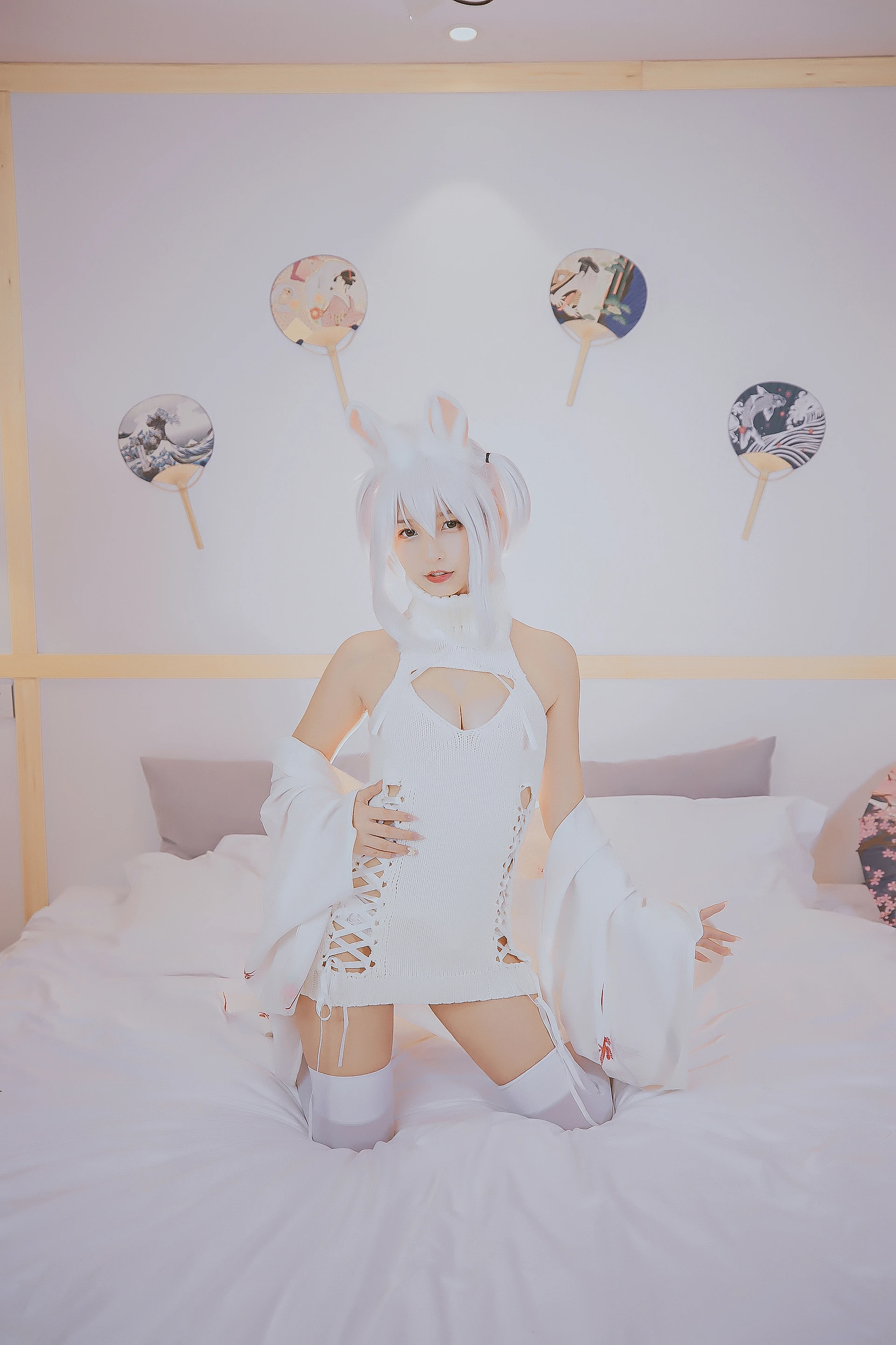 神楽坂真冬 第三季 序号4：《危険な耳》狼妹&兔娘 [150P4V-959MB]内衣, 白丝, 神楽坂真冬, 美腿, 美足, 露背毛衣, 黑丝