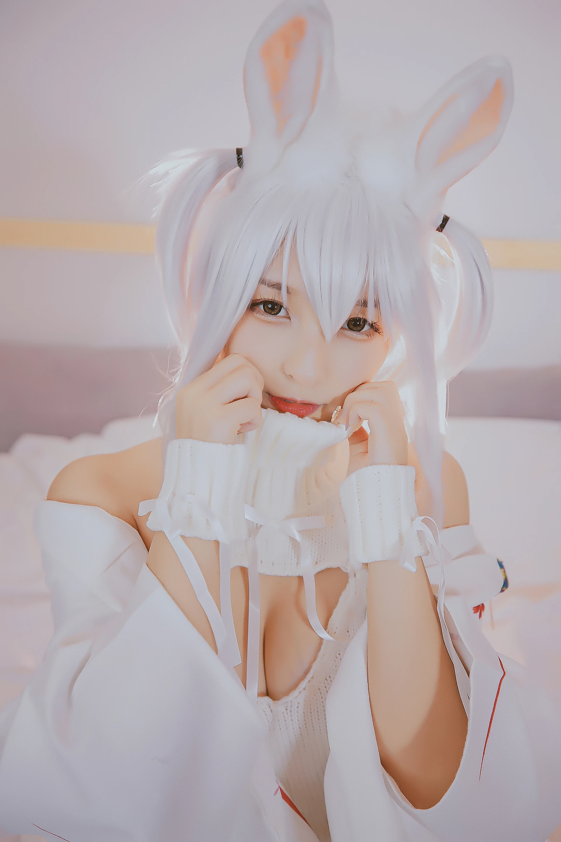 神楽坂真冬 第三季 序号4：《危険な耳》狼妹&兔娘 [150P4V-959MB]内衣, 白丝, 神楽坂真冬, 美腿, 美足, 露背毛衣, 黑丝