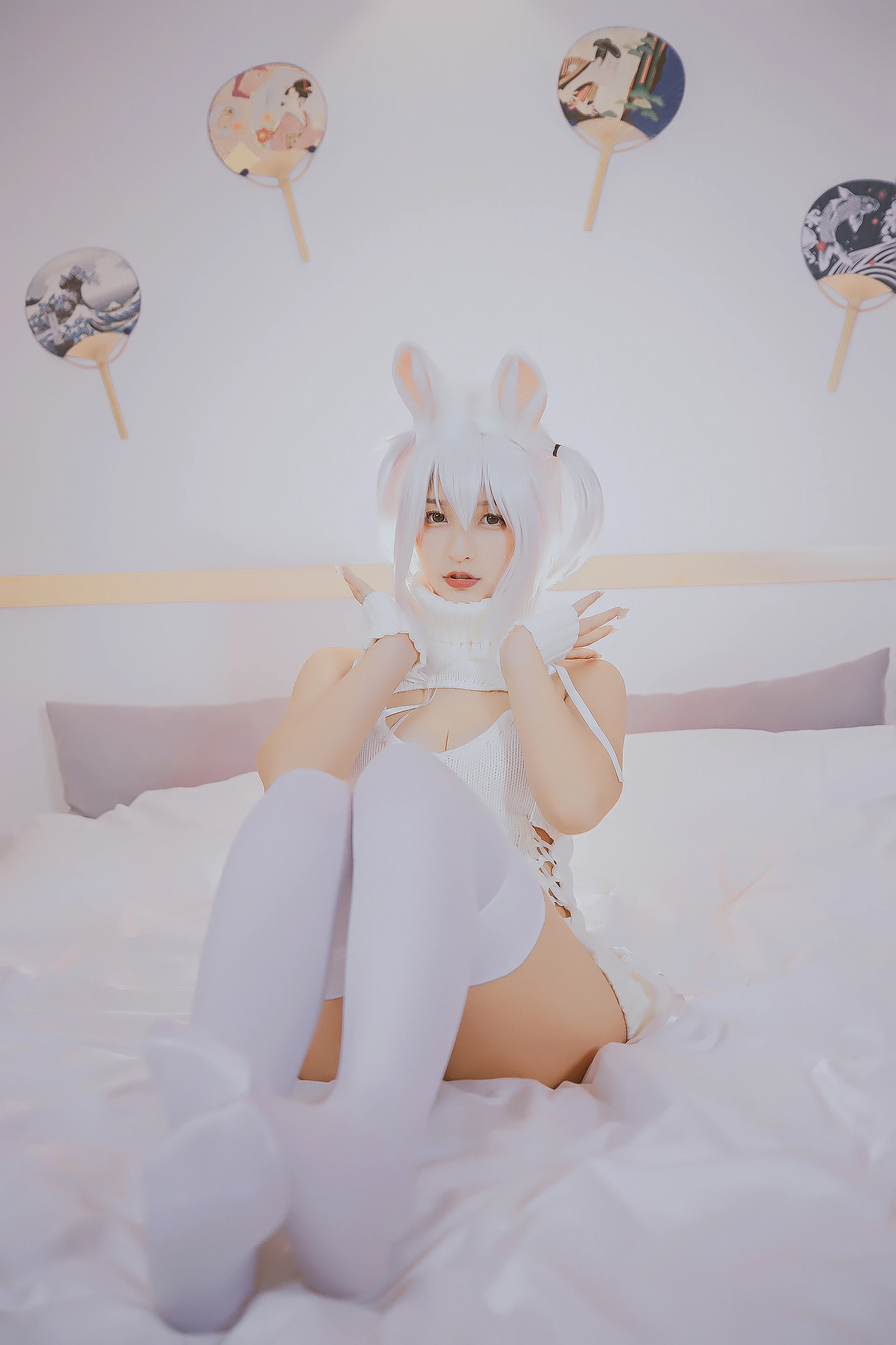 神楽坂真冬 第三季 序号4：《危険な耳》狼妹&兔娘 [150P4V-959MB]内衣, 白丝, 神楽坂真冬, 美腿, 美足, 露背毛衣, 黑丝