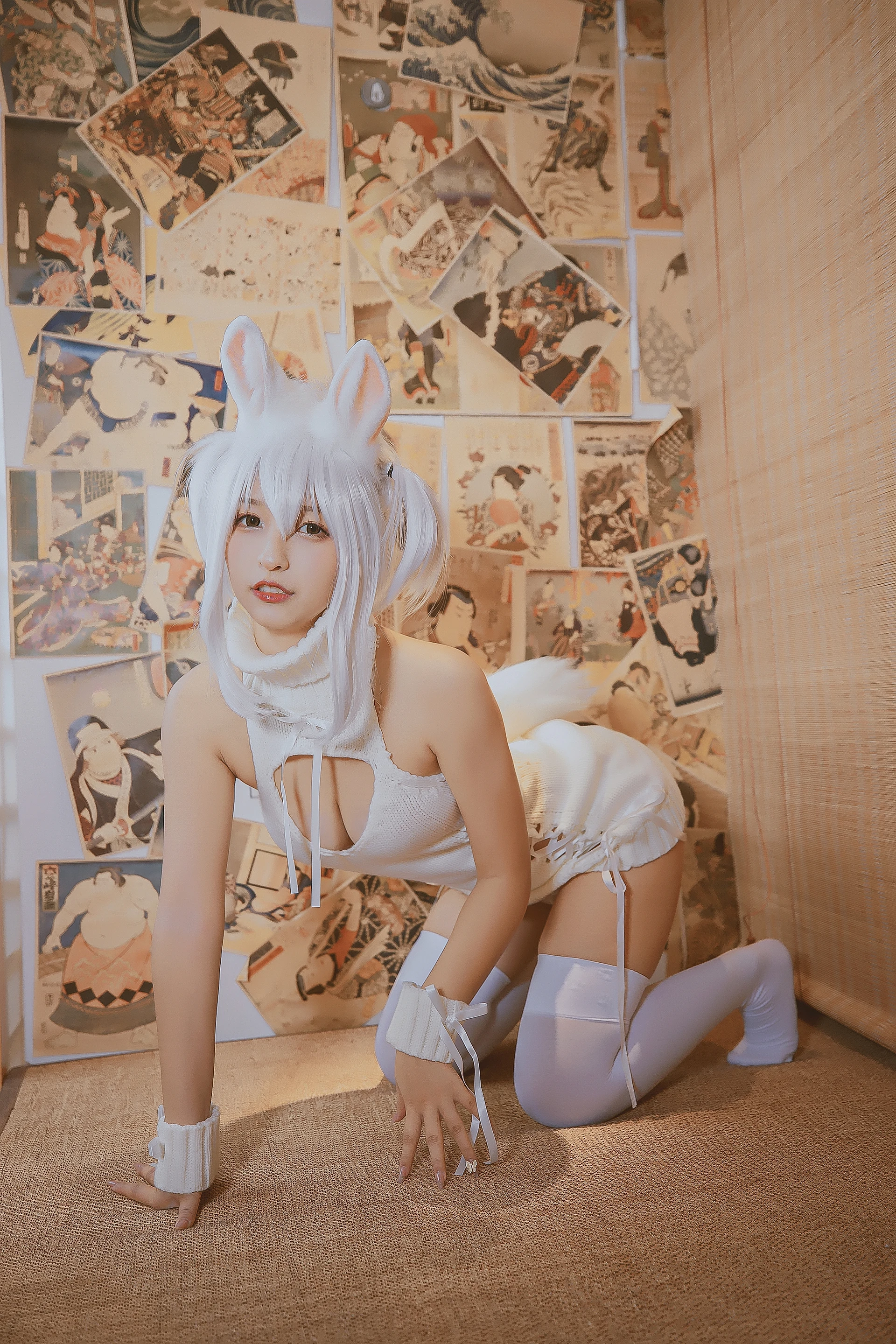 神楽坂真冬 第三季 序号4：《危険な耳》狼妹&兔娘 [150P4V-959MB]内衣, 白丝, 神楽坂真冬, 美腿, 美足, 露背毛衣, 黑丝