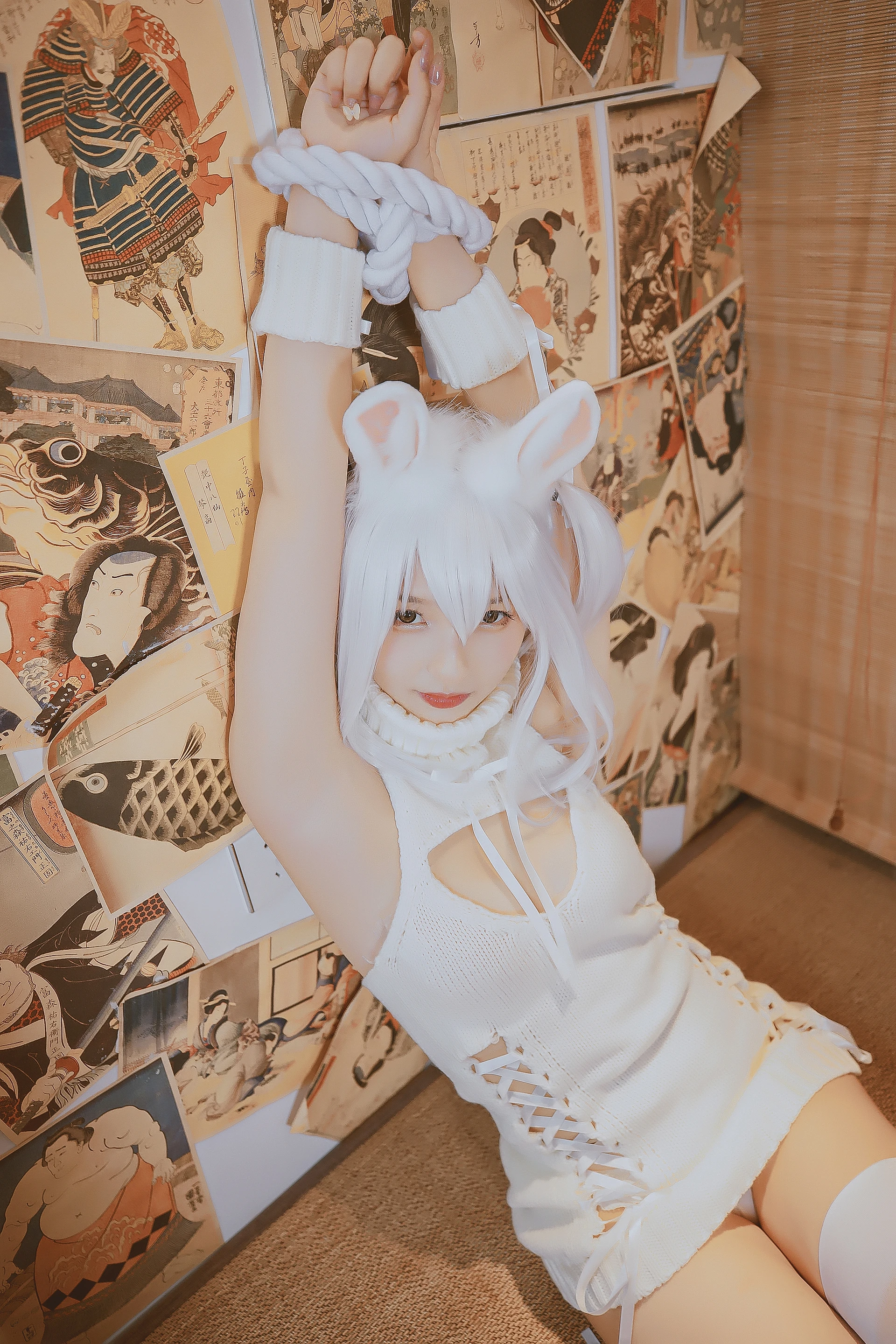 神楽坂真冬 第三季 序号4：《危険な耳》狼妹&兔娘 [150P4V-959MB]内衣, 白丝, 神楽坂真冬, 美腿, 美足, 露背毛衣, 黑丝