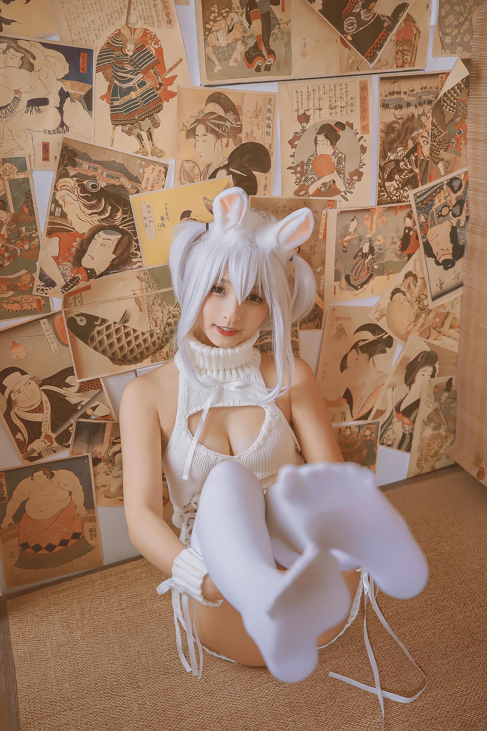 神楽坂真冬 第三季 序号4：《危険な耳》狼妹&兔娘 [150P4V-959MB]内衣, 白丝, 神楽坂真冬, 美腿, 美足, 露背毛衣, 黑丝