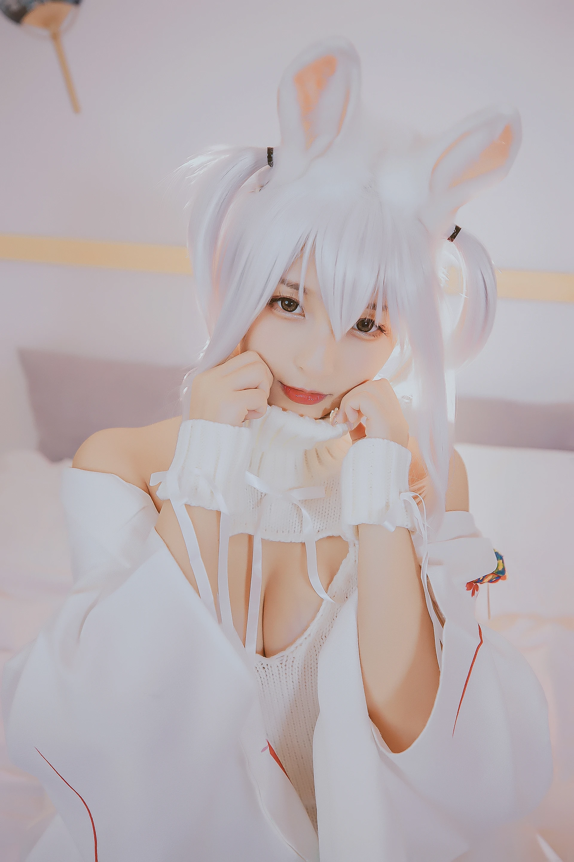 神楽坂真冬 第三季 序号4：《危険な耳》狼妹&兔娘 [150P4V-959MB]内衣, 白丝, 神楽坂真冬, 美腿, 美足, 露背毛衣, 黑丝