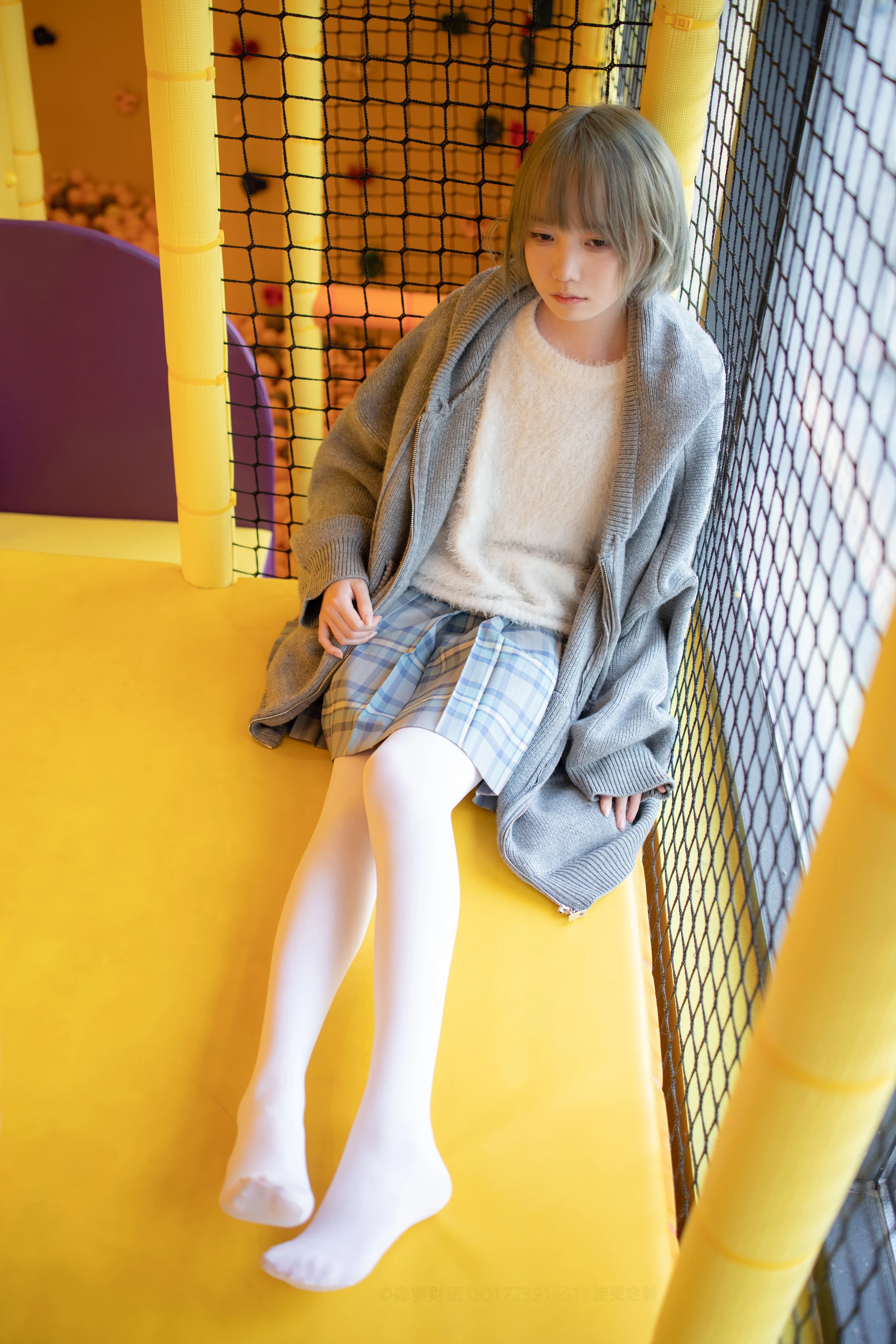 森萝财团 X-047-DZ [141P1V-2.84G]Aika, 可爱, 森萝财团, 白丝, 美腿