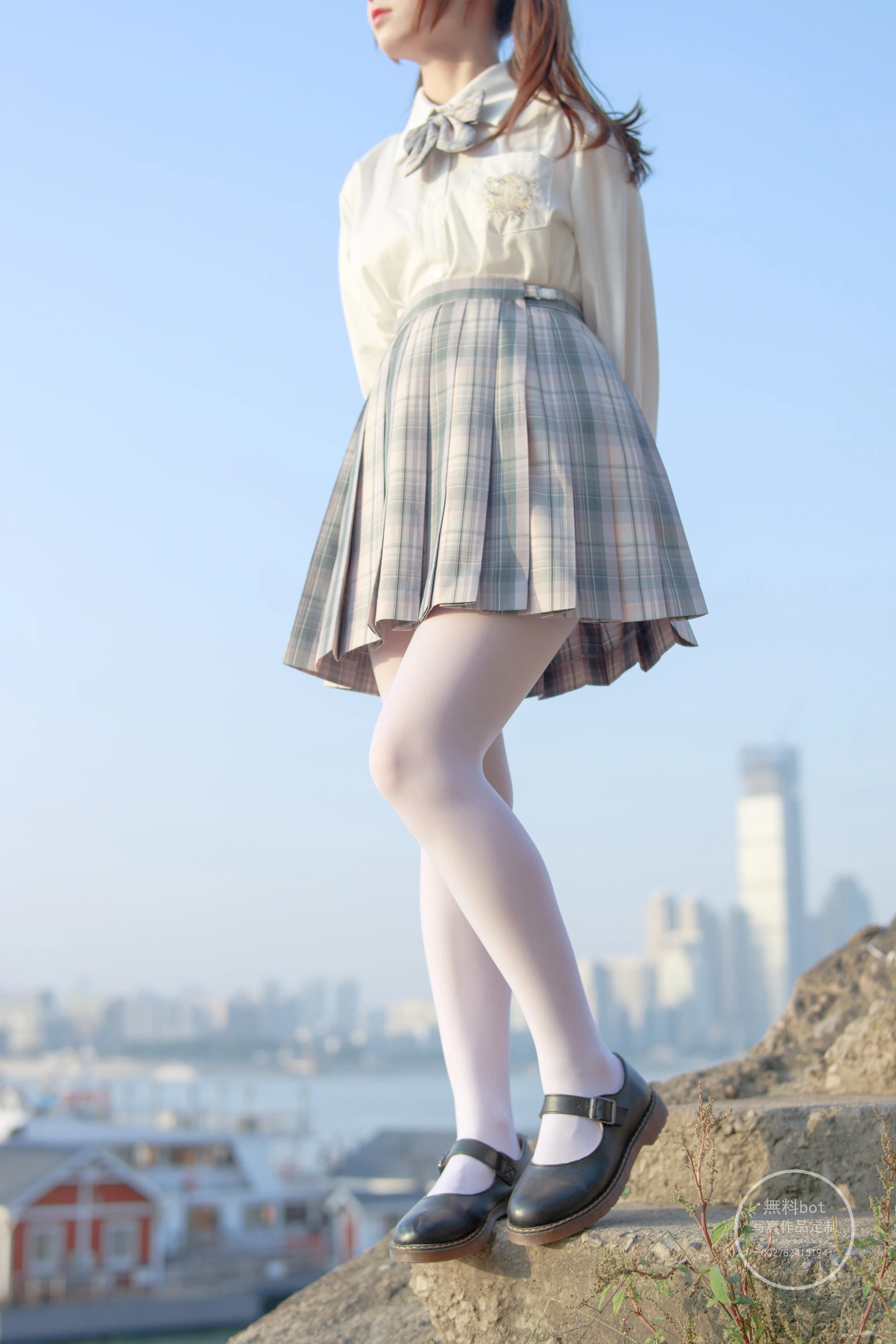 森萝财团 有料-12 [80P-1.05G]JK, 学生装, 有料, 校服, 森萝财团, 白丝, 美腿, 美足
